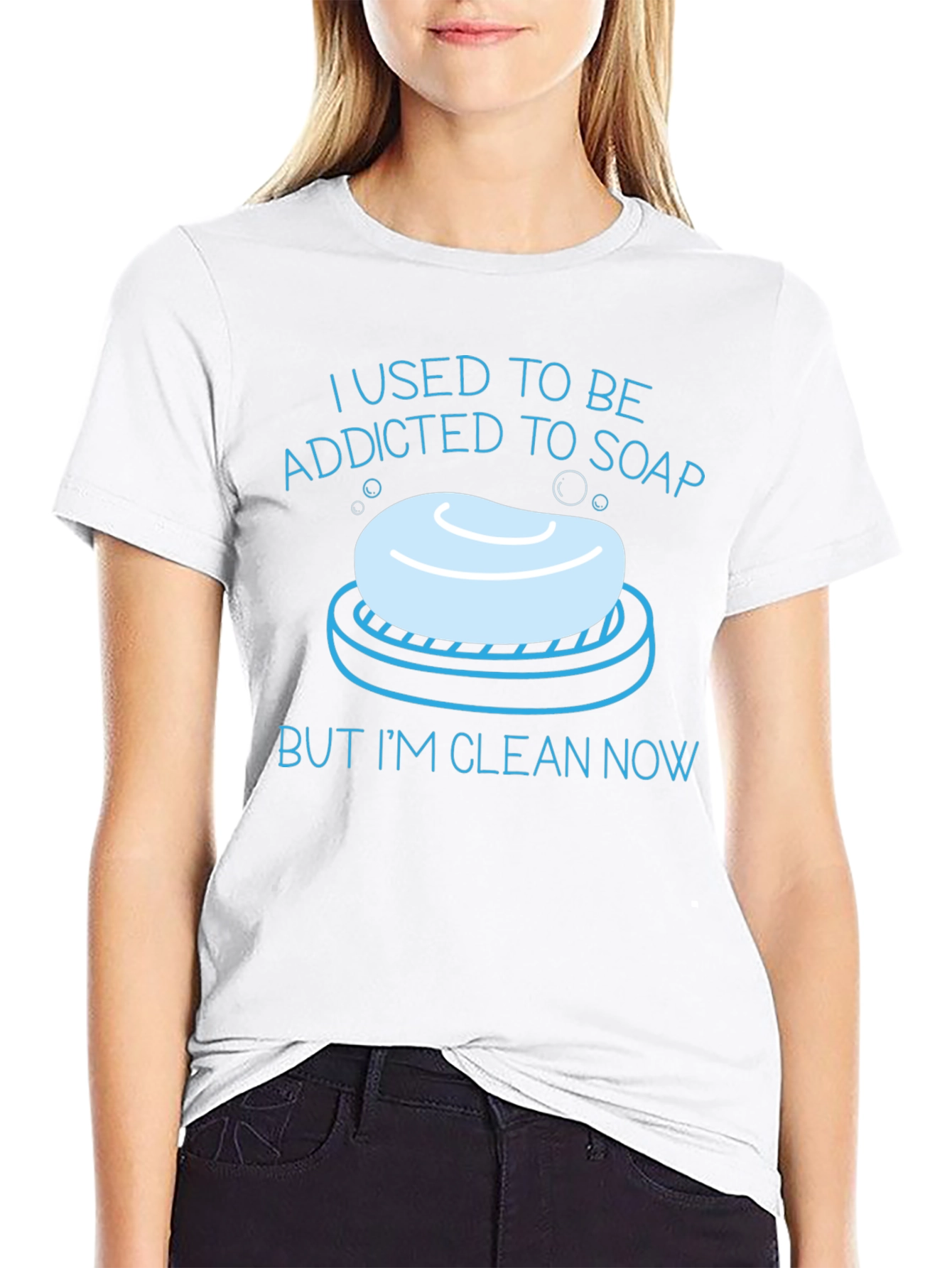 Funny Addicted To Soap Graphic T-Shirt