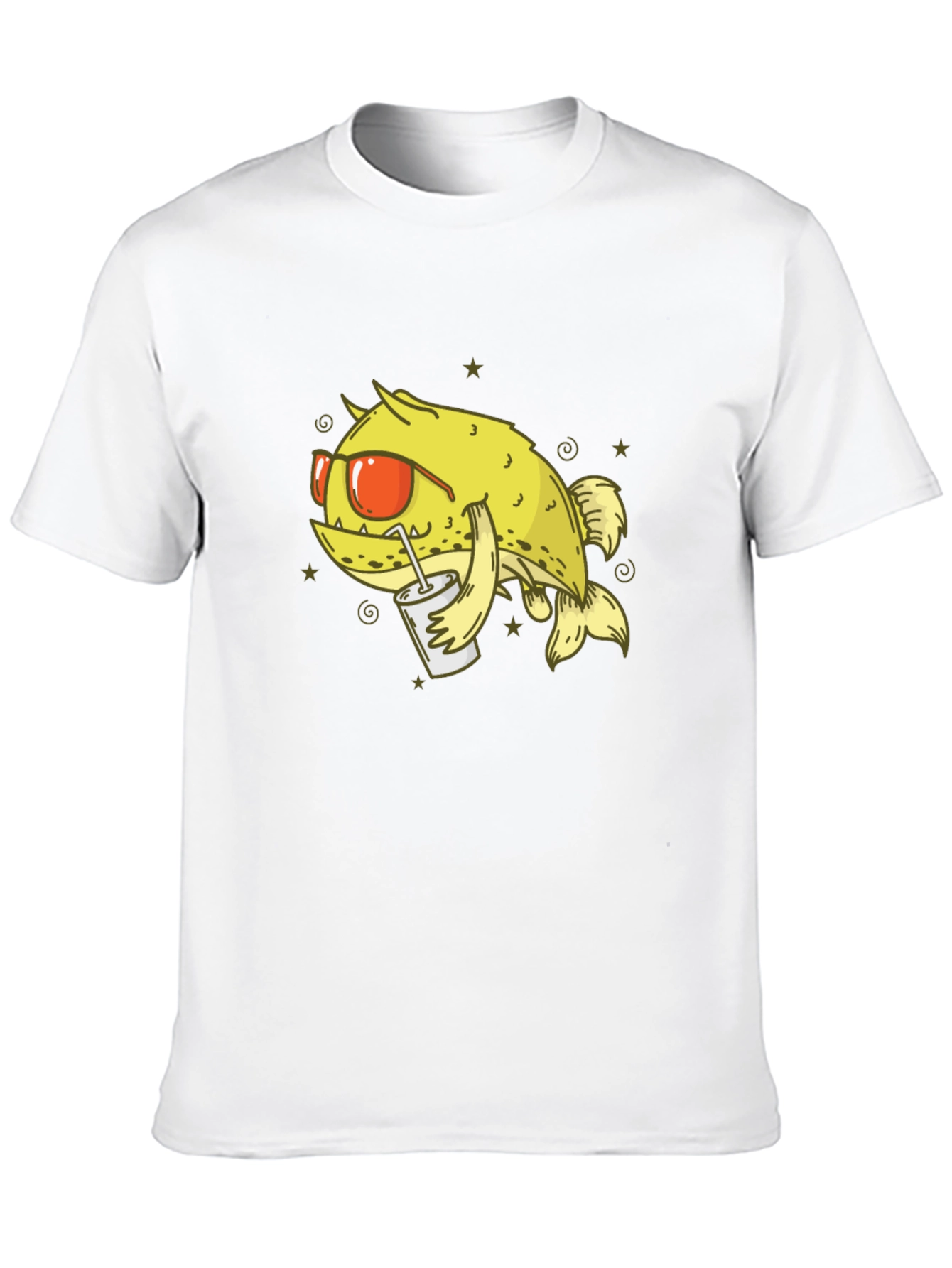 Cool Cartoon Fish T-Shirt