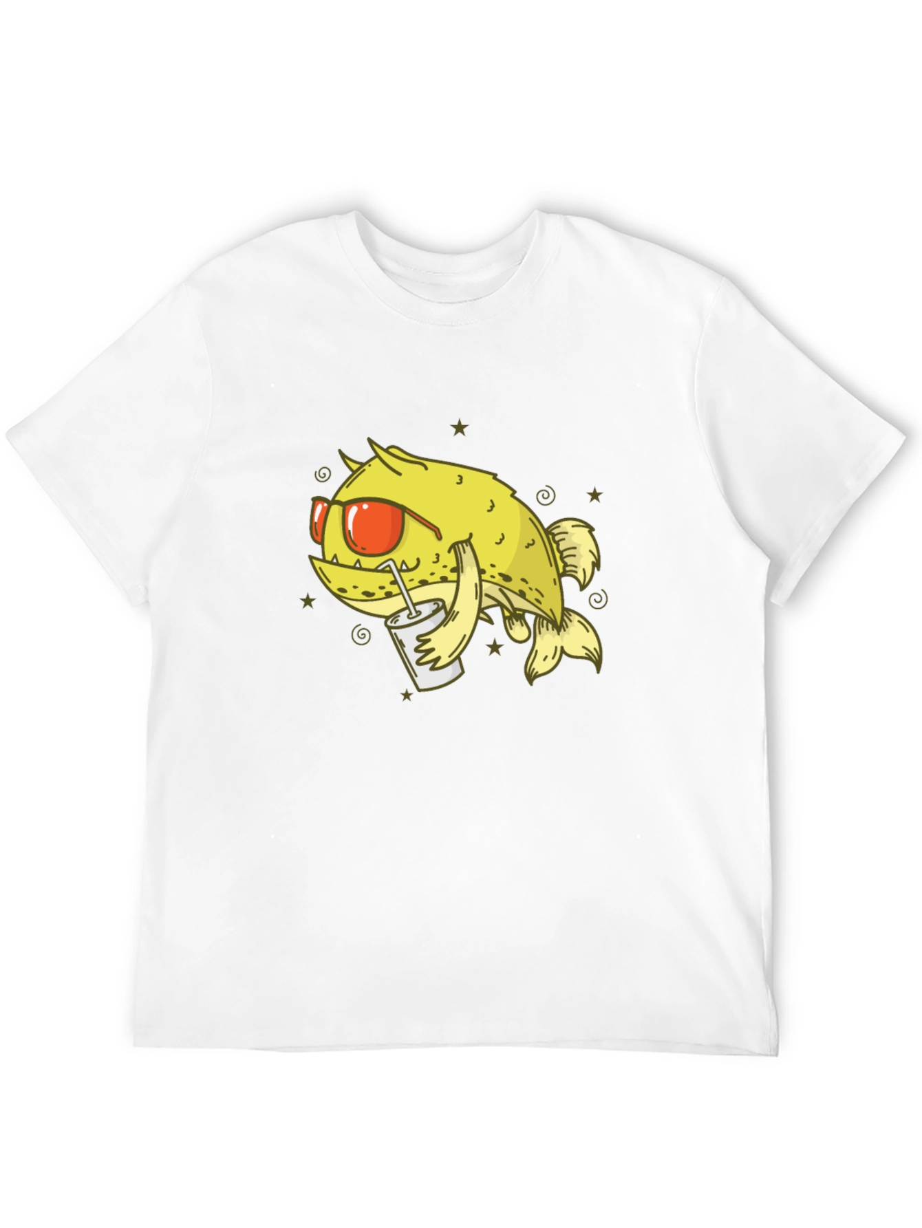 Cool Cartoon Fish T-Shirt