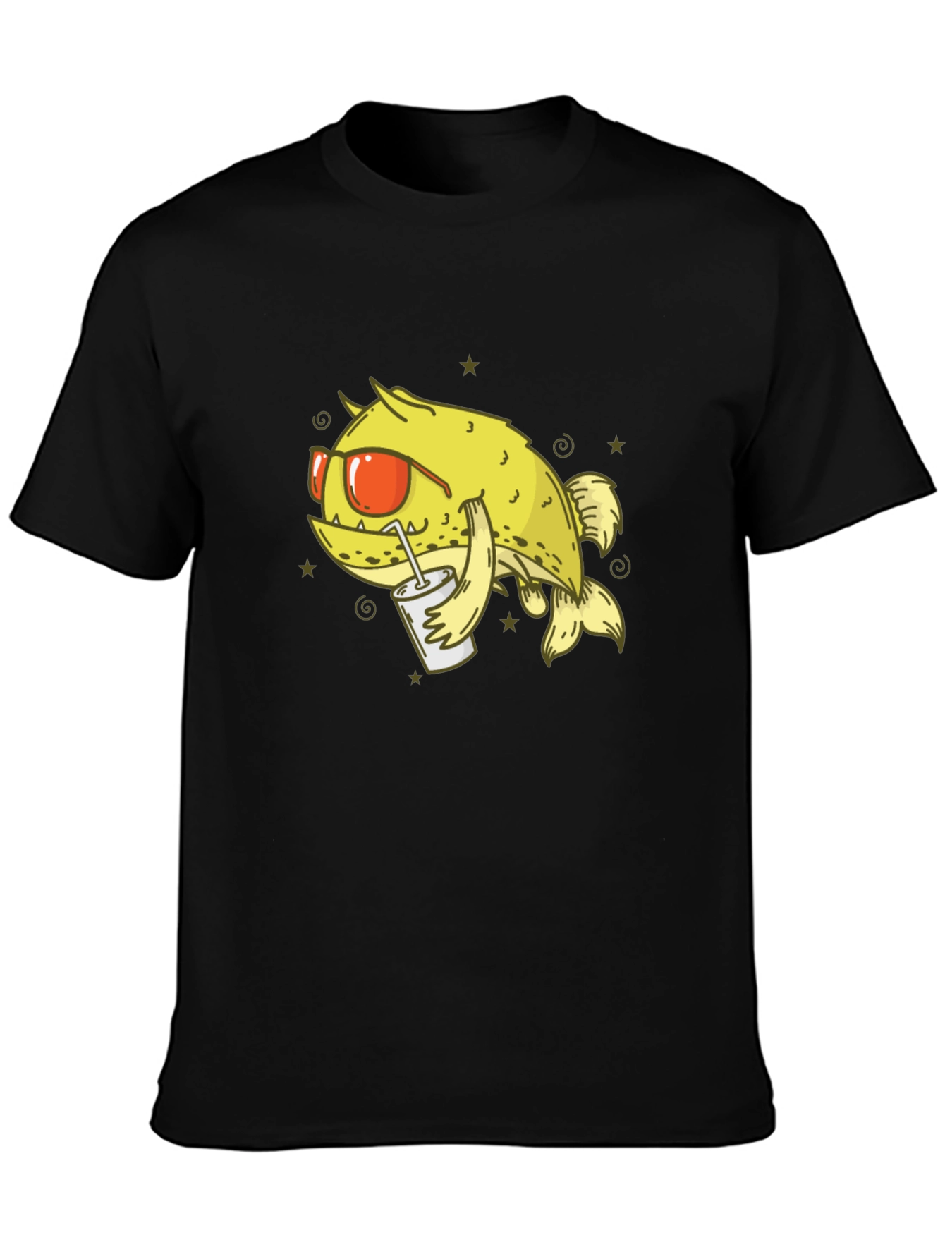 Cool Cartoon Fish T-Shirt