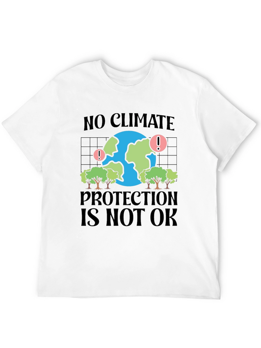 Climate Protection Awareness Graphic T-Shirt