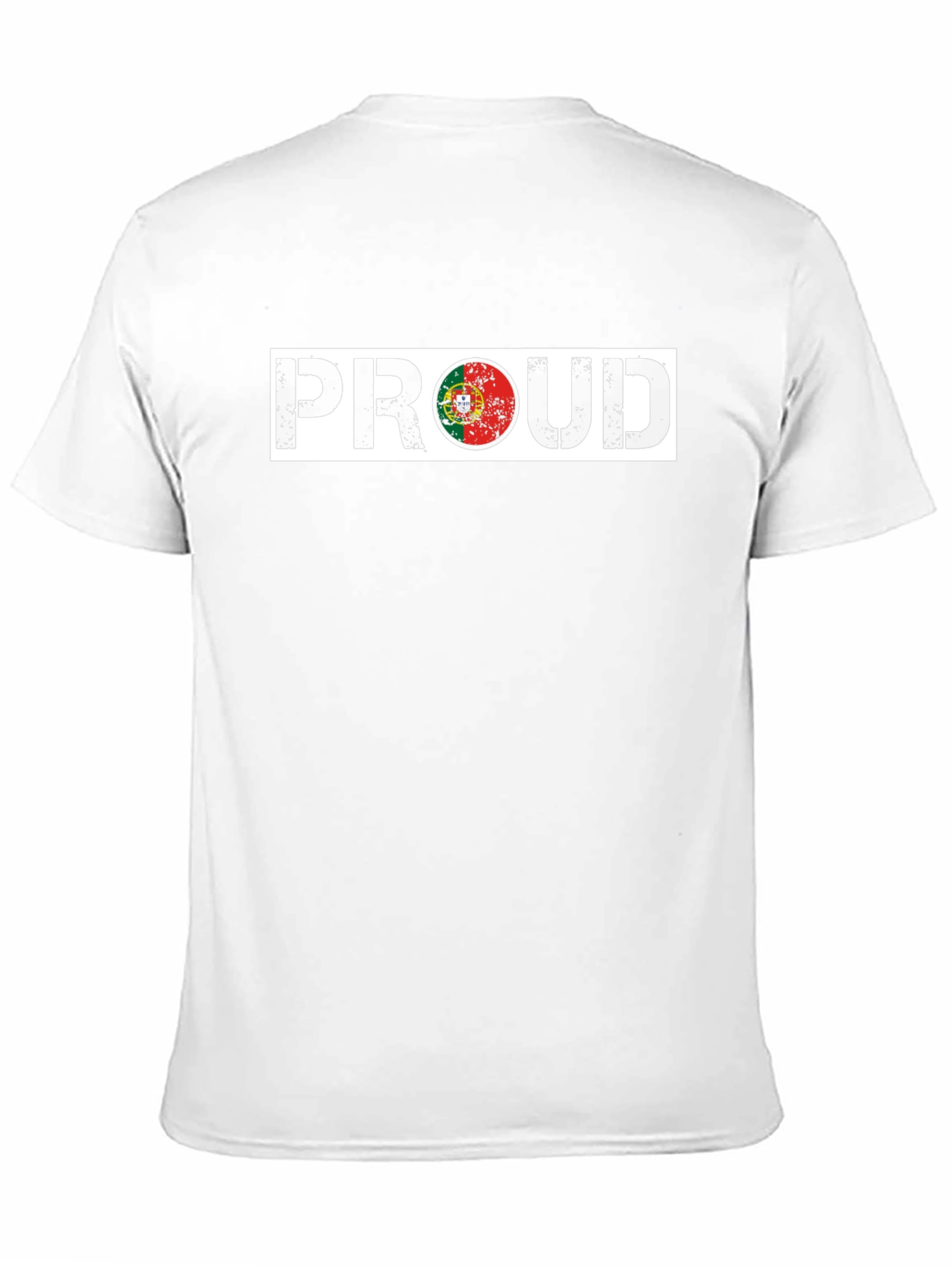 Portugal Flag Proud Black T-Shirt