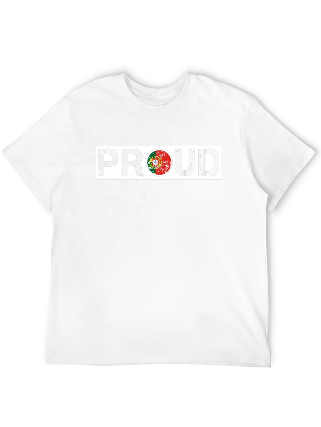 Portugal Flag Proud Black T-Shirt