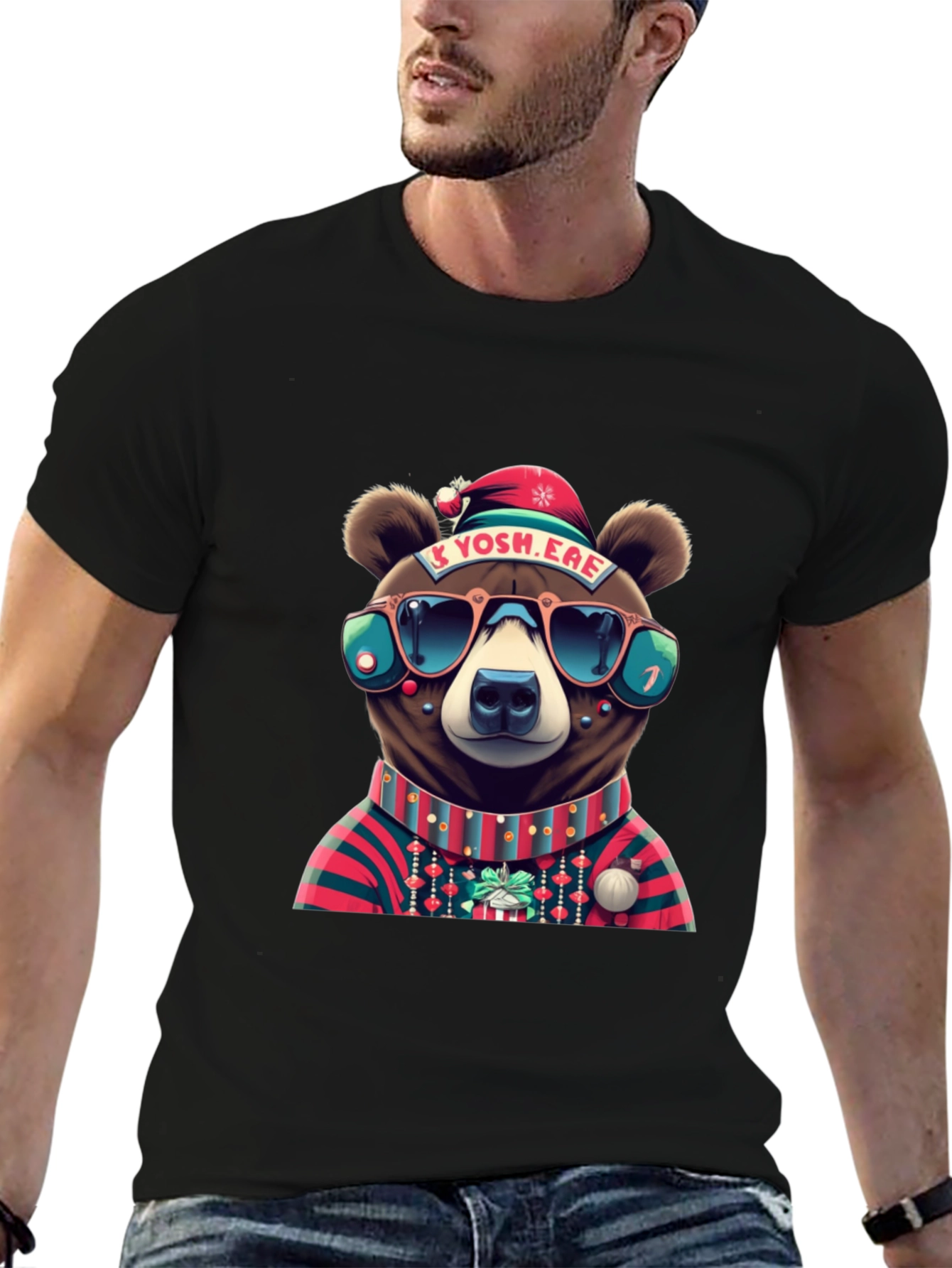 Festive Bear Graphic Tee