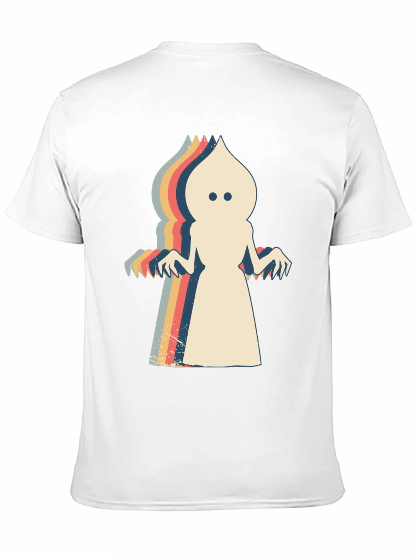 Retro Ghost Graphic T-Shirt