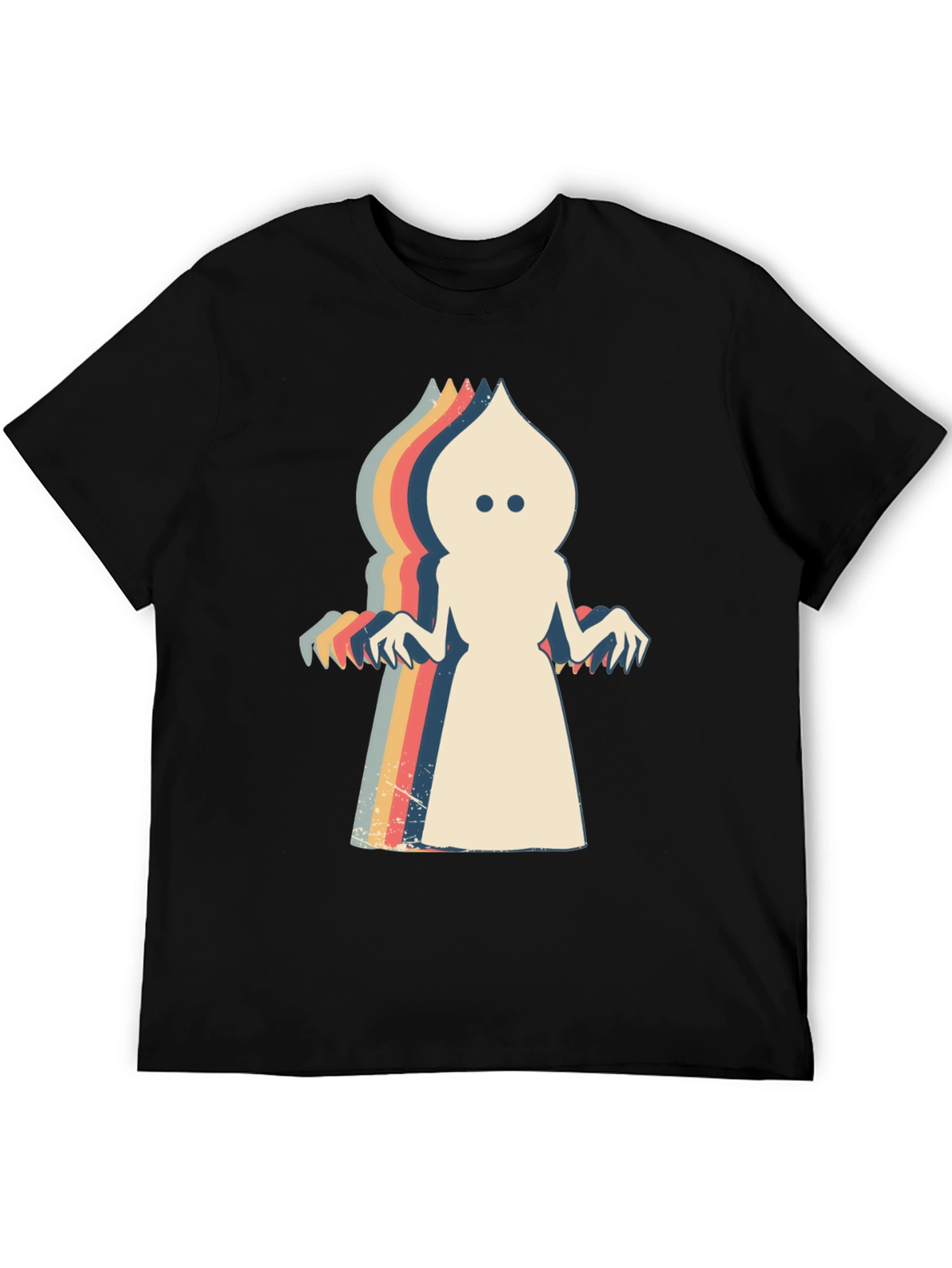 Retro Ghost Graphic T-Shirt