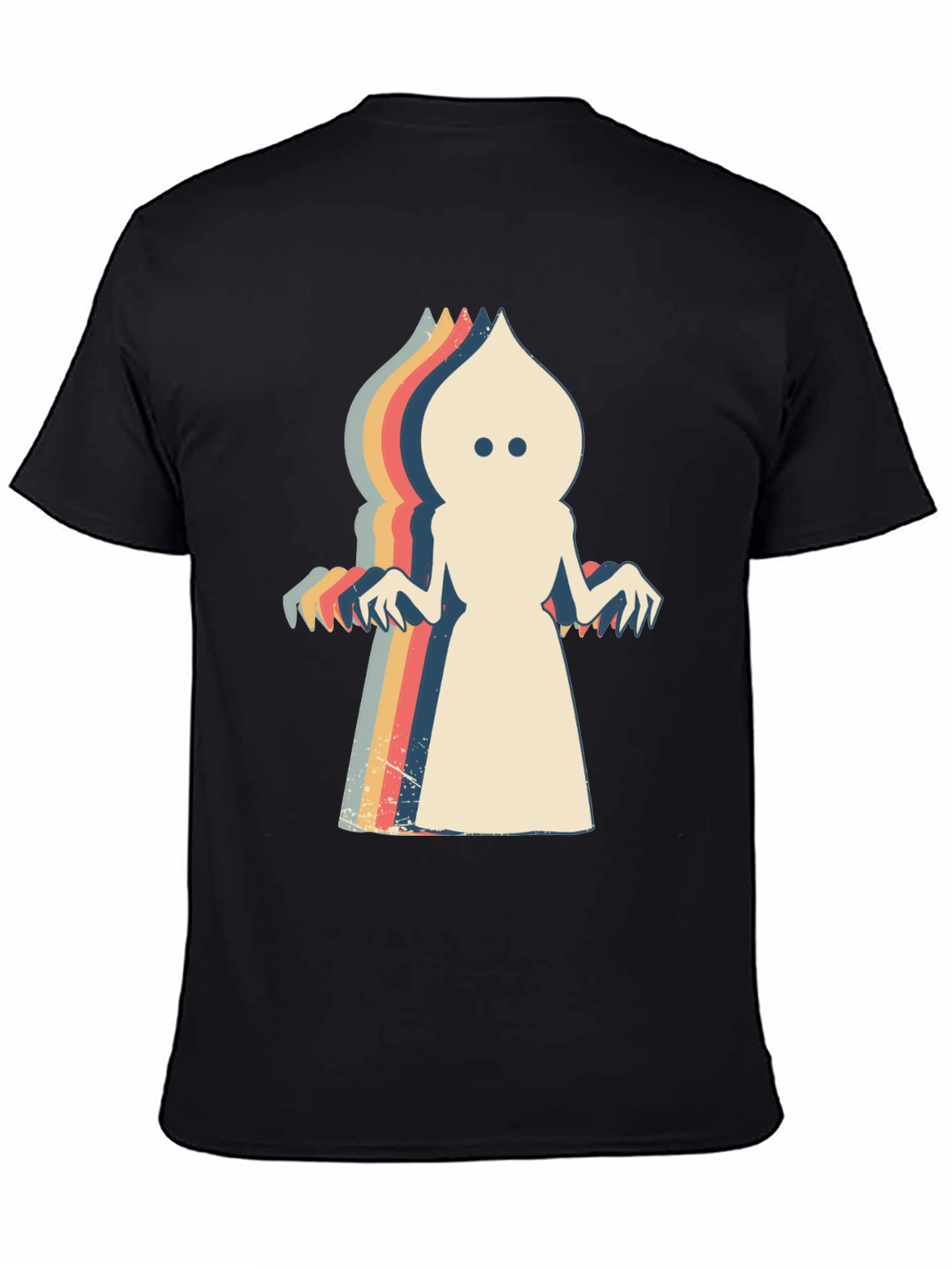 Retro Ghost Graphic T-Shirt