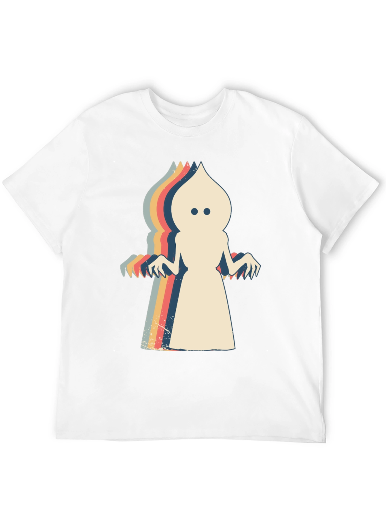 Retro Ghost Graphic T-Shirt