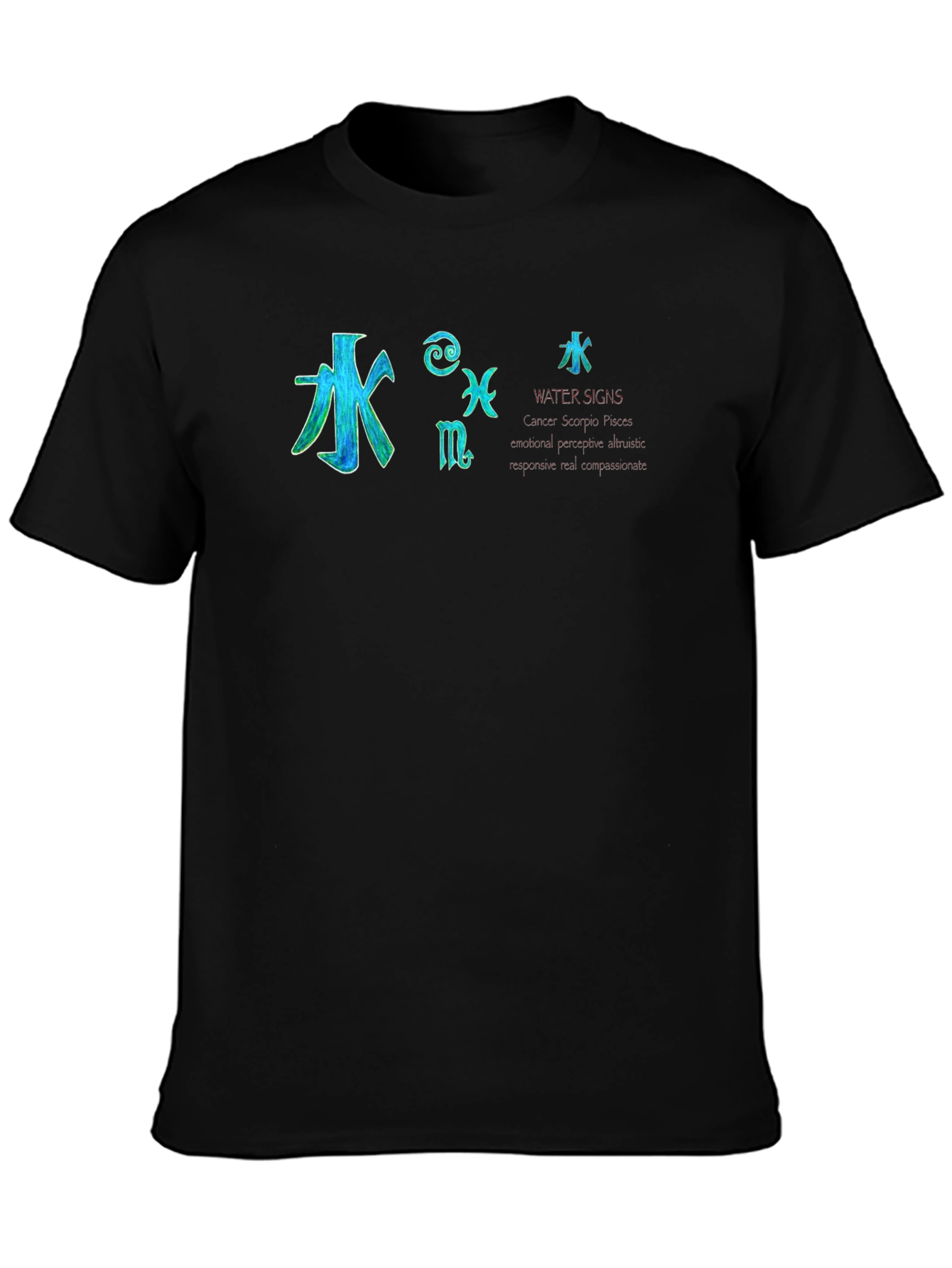 Water Signs T-Shirt Astrology Zodiac Graphic Tee