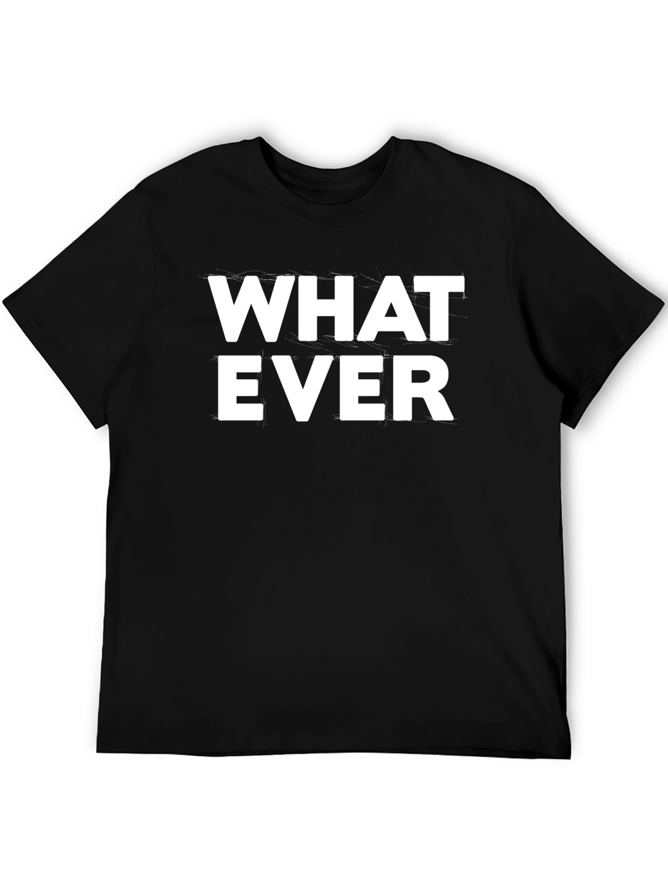 Whatever Graphic Print Crew Neck T-Shirt