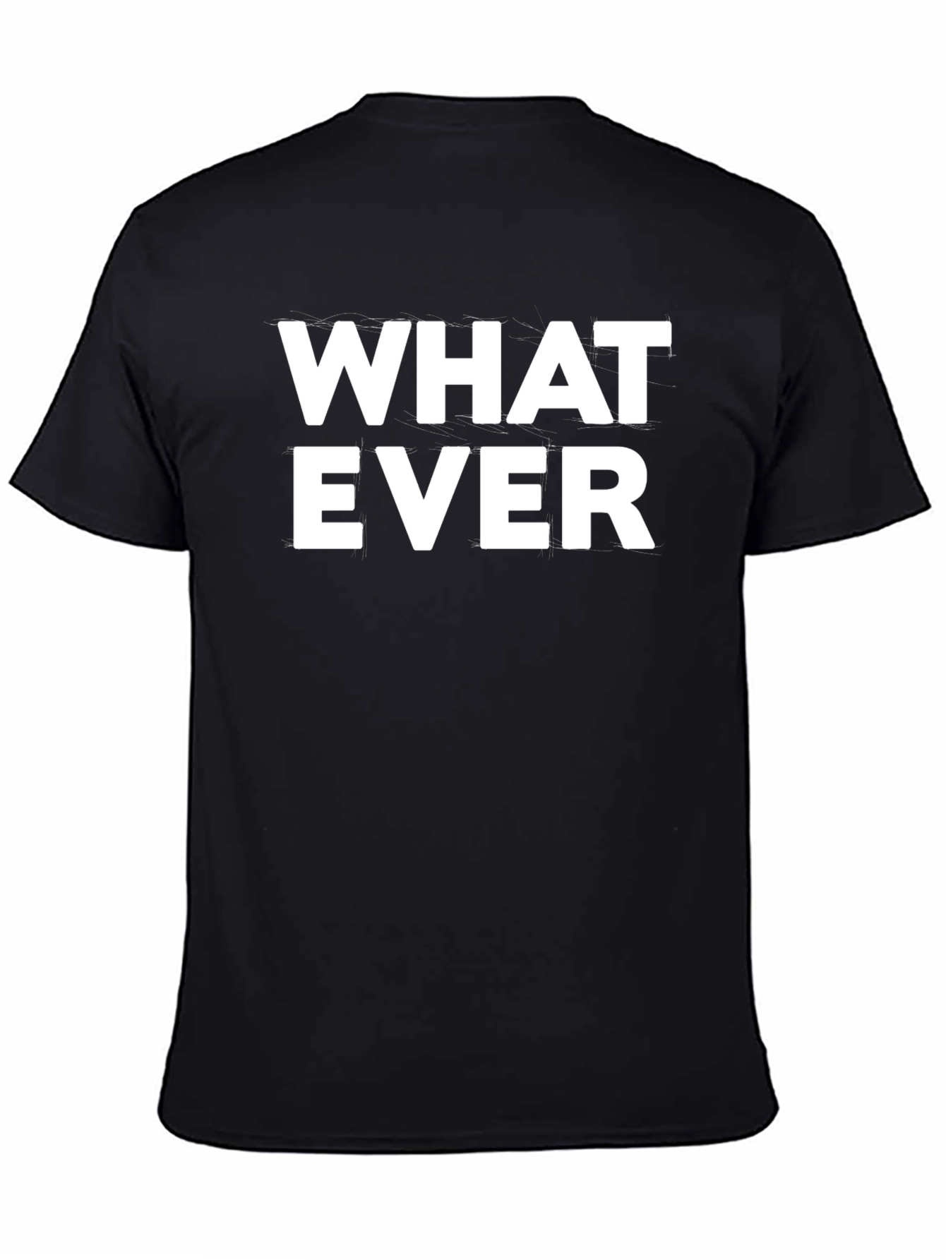 Whatever Graphic Print Crew Neck T-Shirt