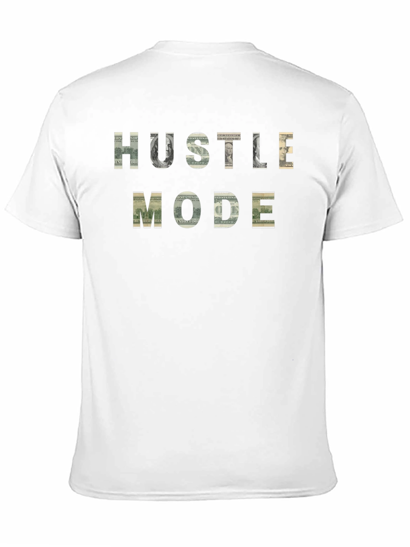 Hustle Mode Graphic Print Black Tee
