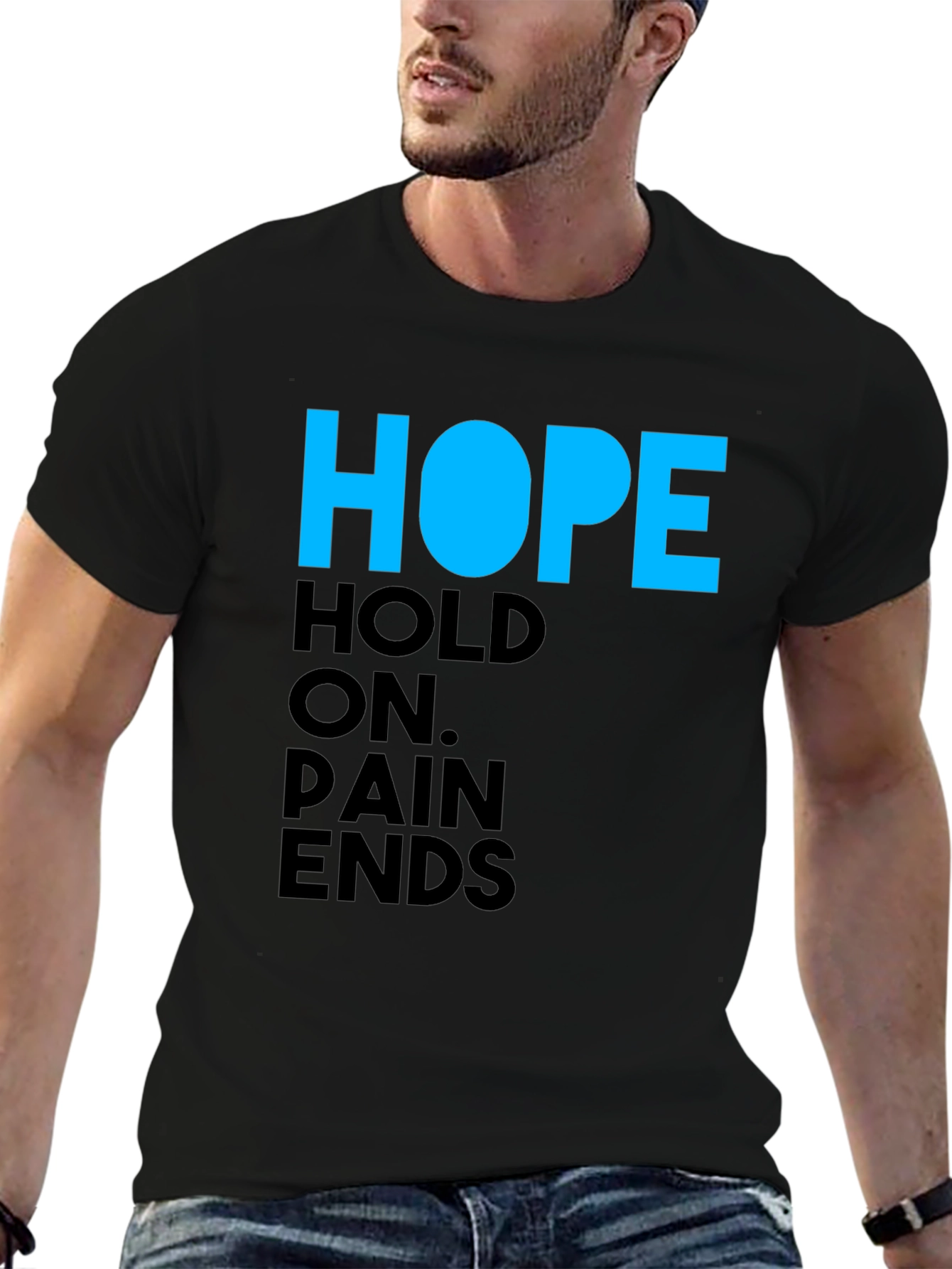 HOPE Hold On Pain Ends Graphic T-Shirt