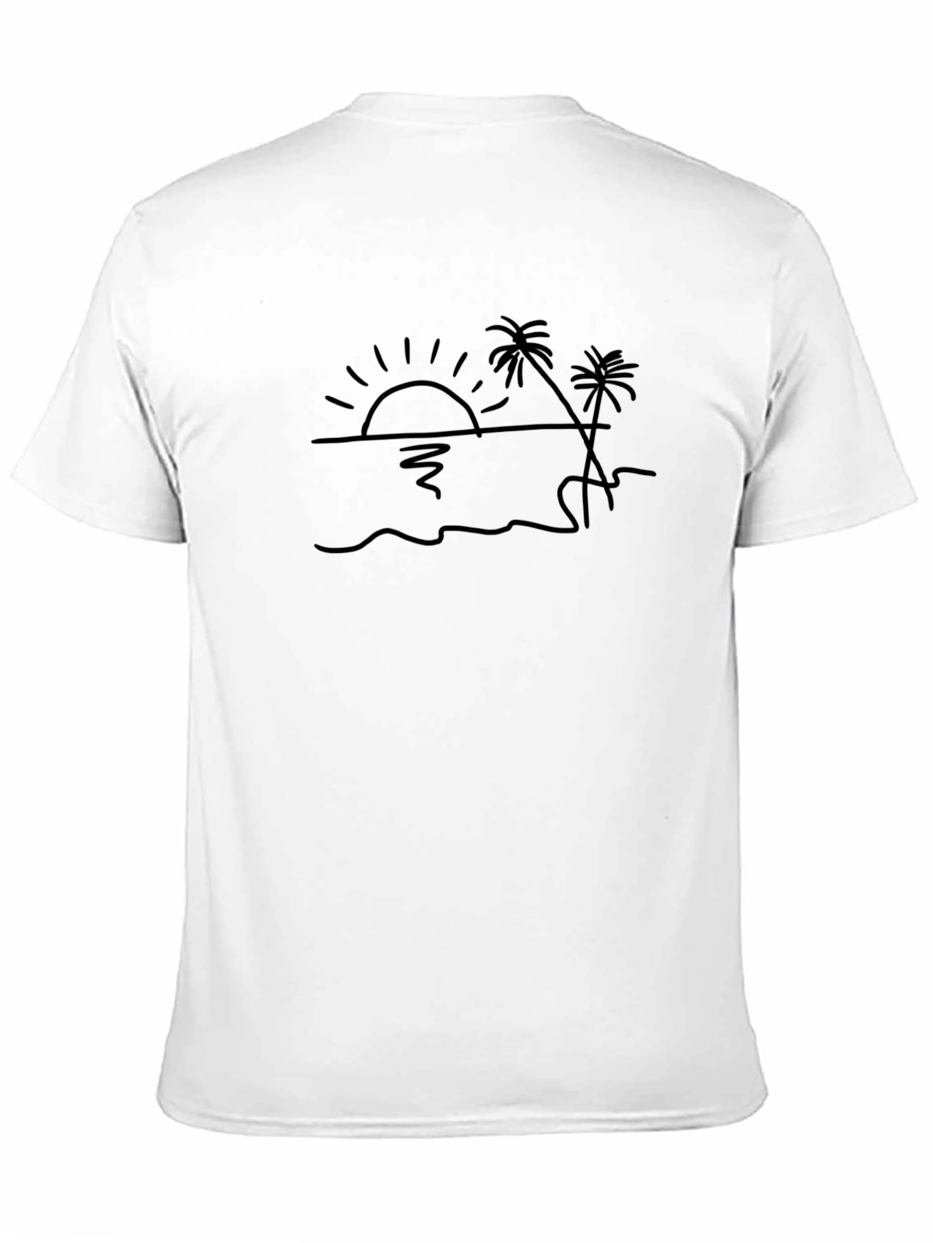 Sunset Beach Graphic Tee - Relaxed Fit