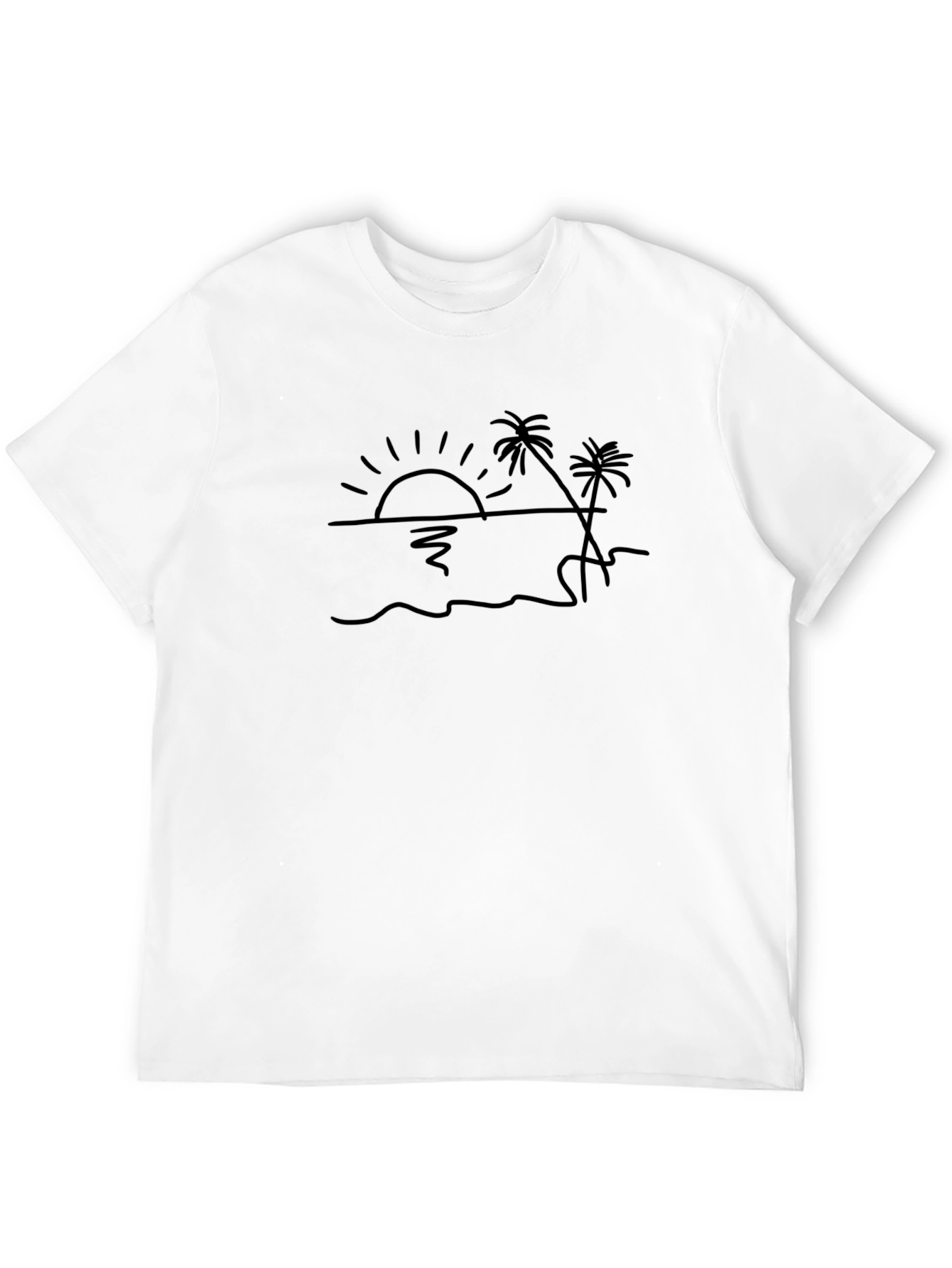 Sunset Beach Graphic Tee - Relaxed Fit