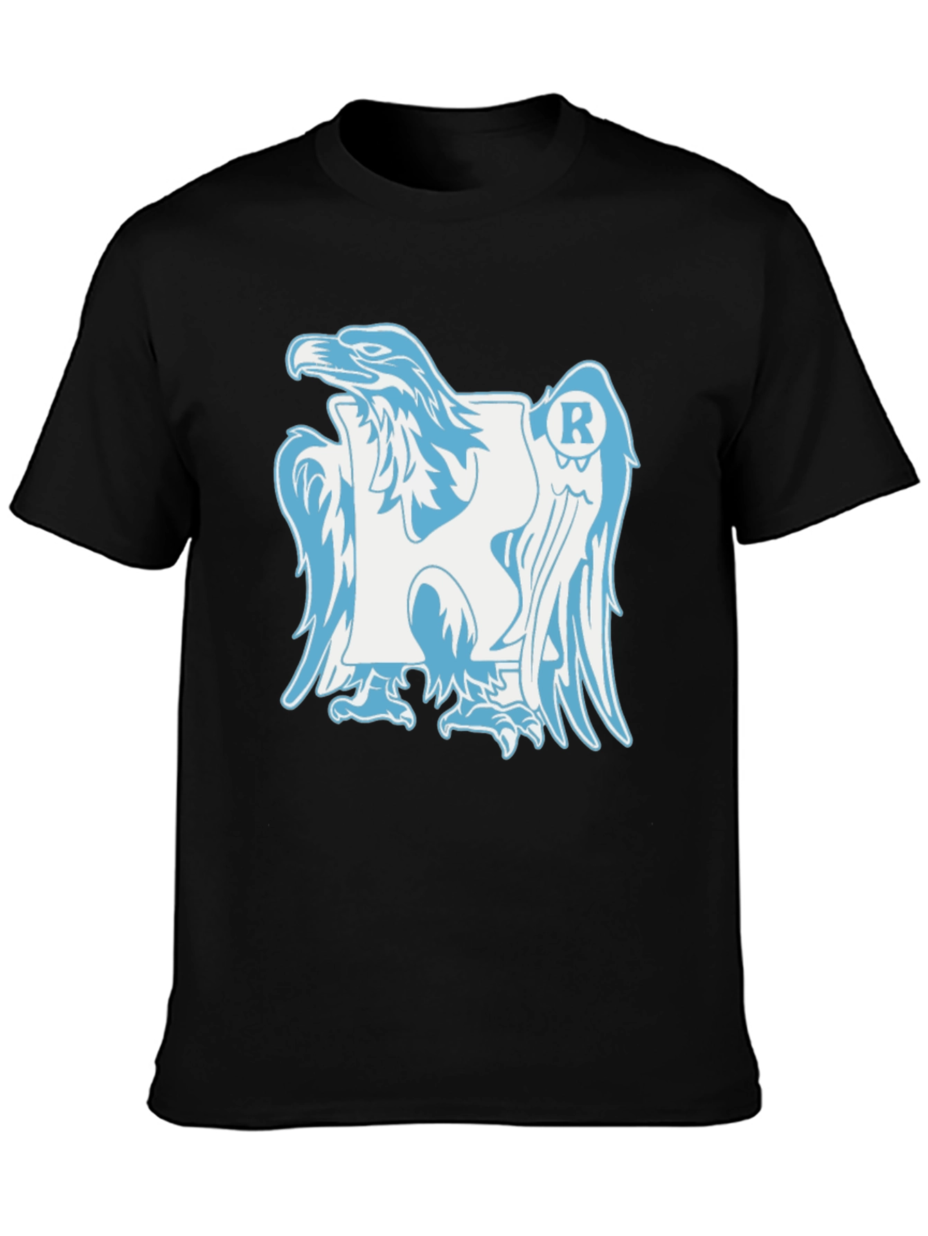 Eagle Emblem Black T-Shirt - Cool Graphic Tee