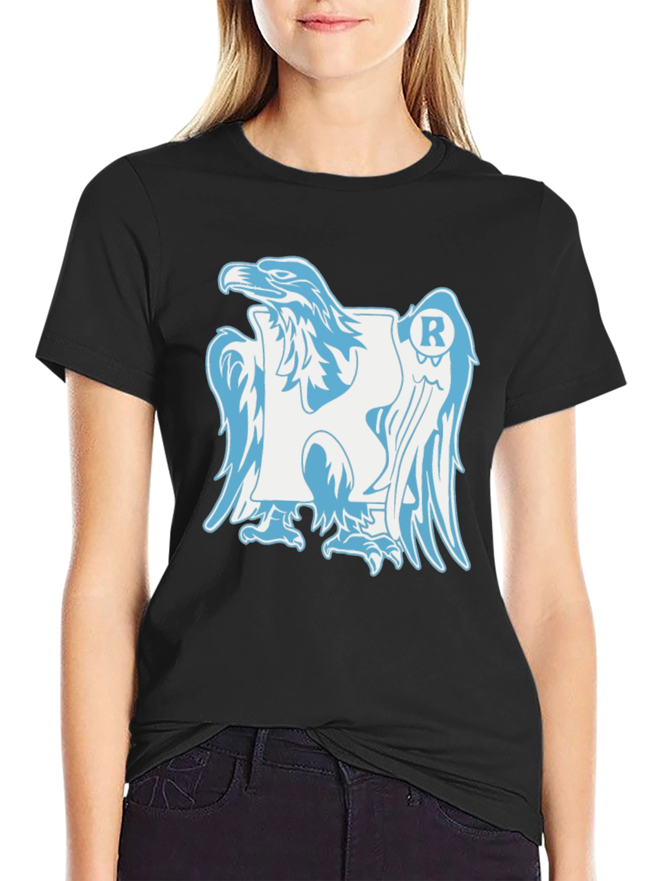 Eagle Emblem Black T-Shirt - Cool Graphic Tee