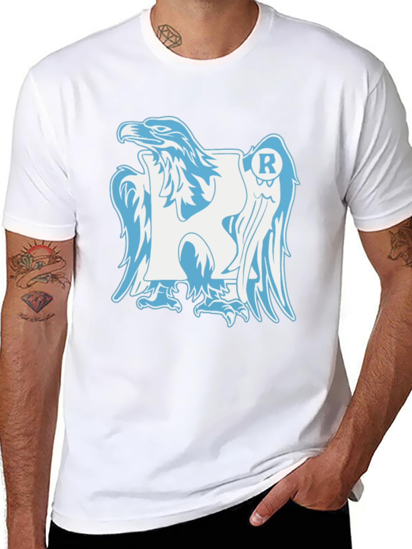 Eagle Emblem Black T-Shirt - Cool Graphic Tee
