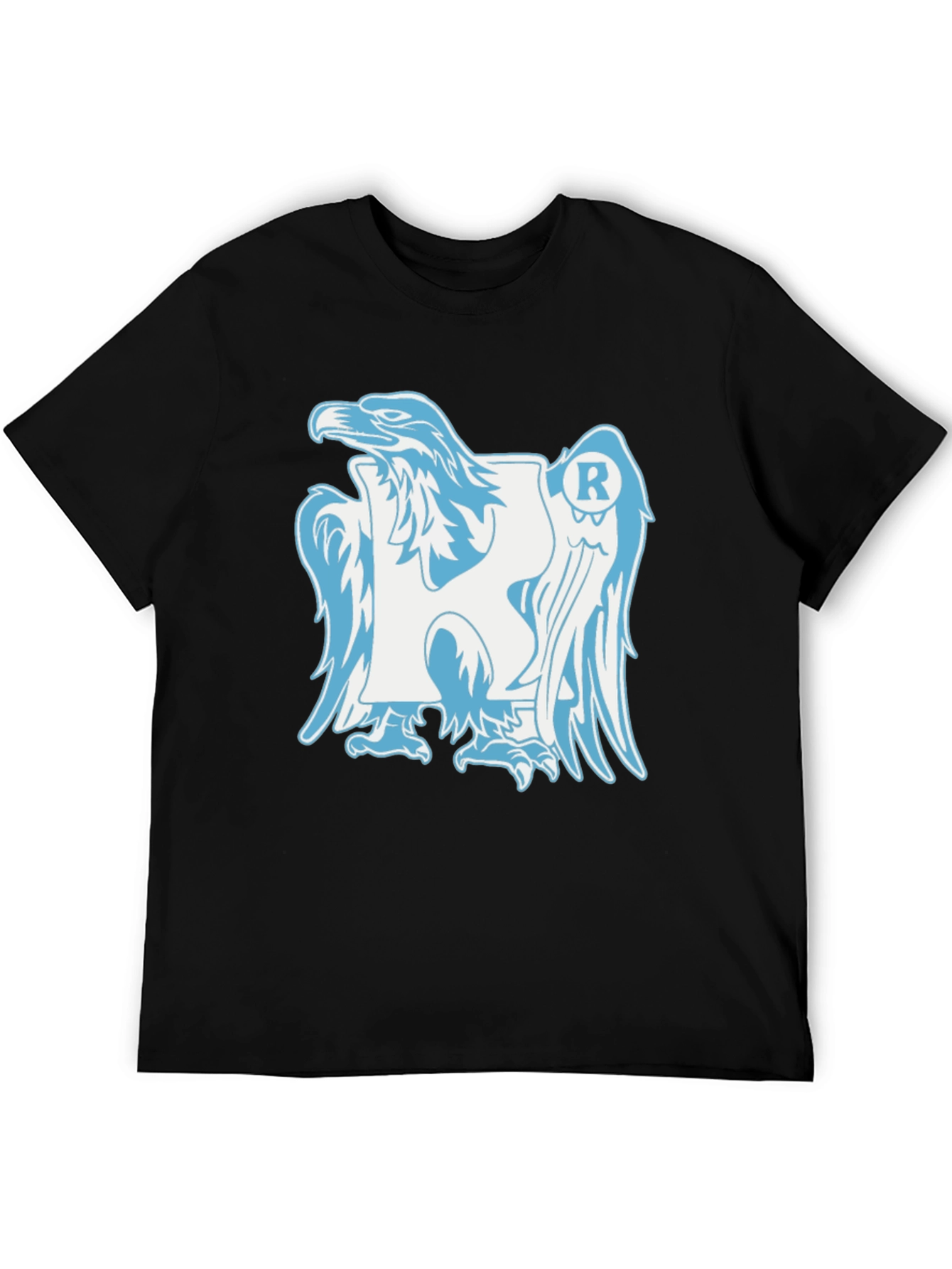 Eagle Emblem Black T-Shirt - Cool Graphic Tee