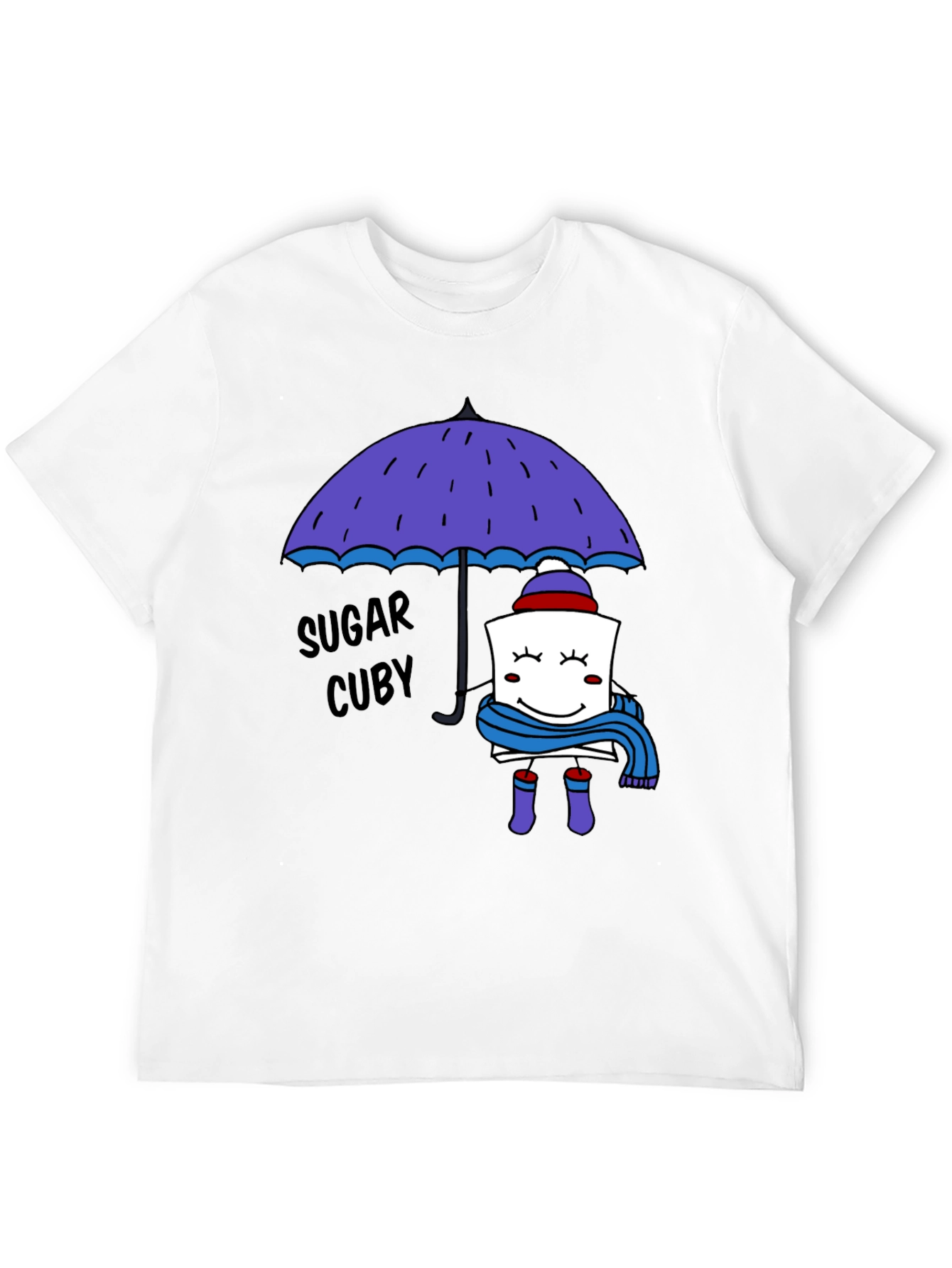 Sugar Cuby Graphic Tee - Whimsical Cartoon T-Shirt