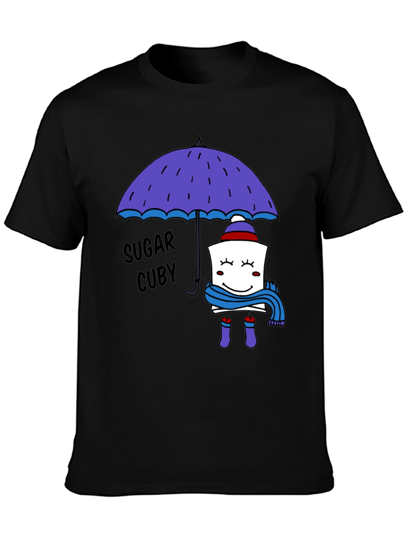 Sugar Cuby Graphic Tee - Whimsical Cartoon T-Shirt