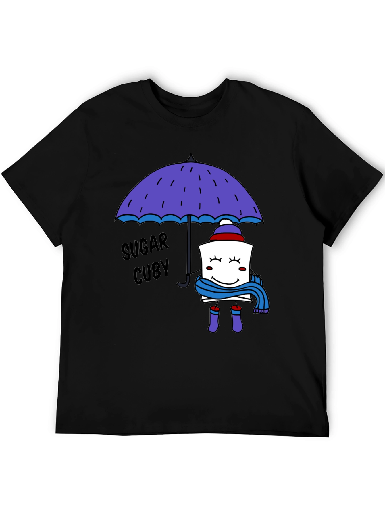Sugar Cuby Graphic Tee - Whimsical Cartoon T-Shirt