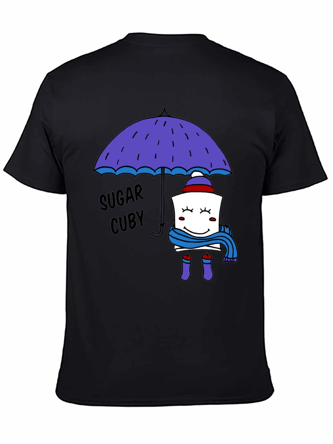 Sugar Cuby Graphic Tee - Whimsical Cartoon T-Shirt