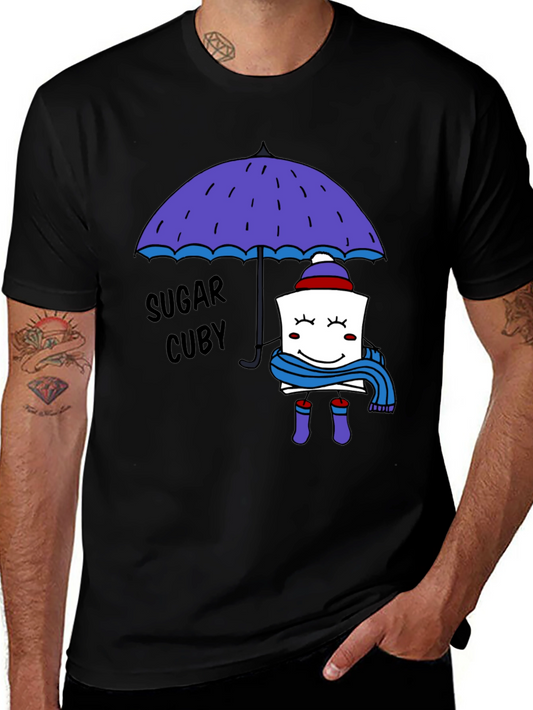 Sugar Cuby Graphic Tee - Whimsical Cartoon T-Shirt