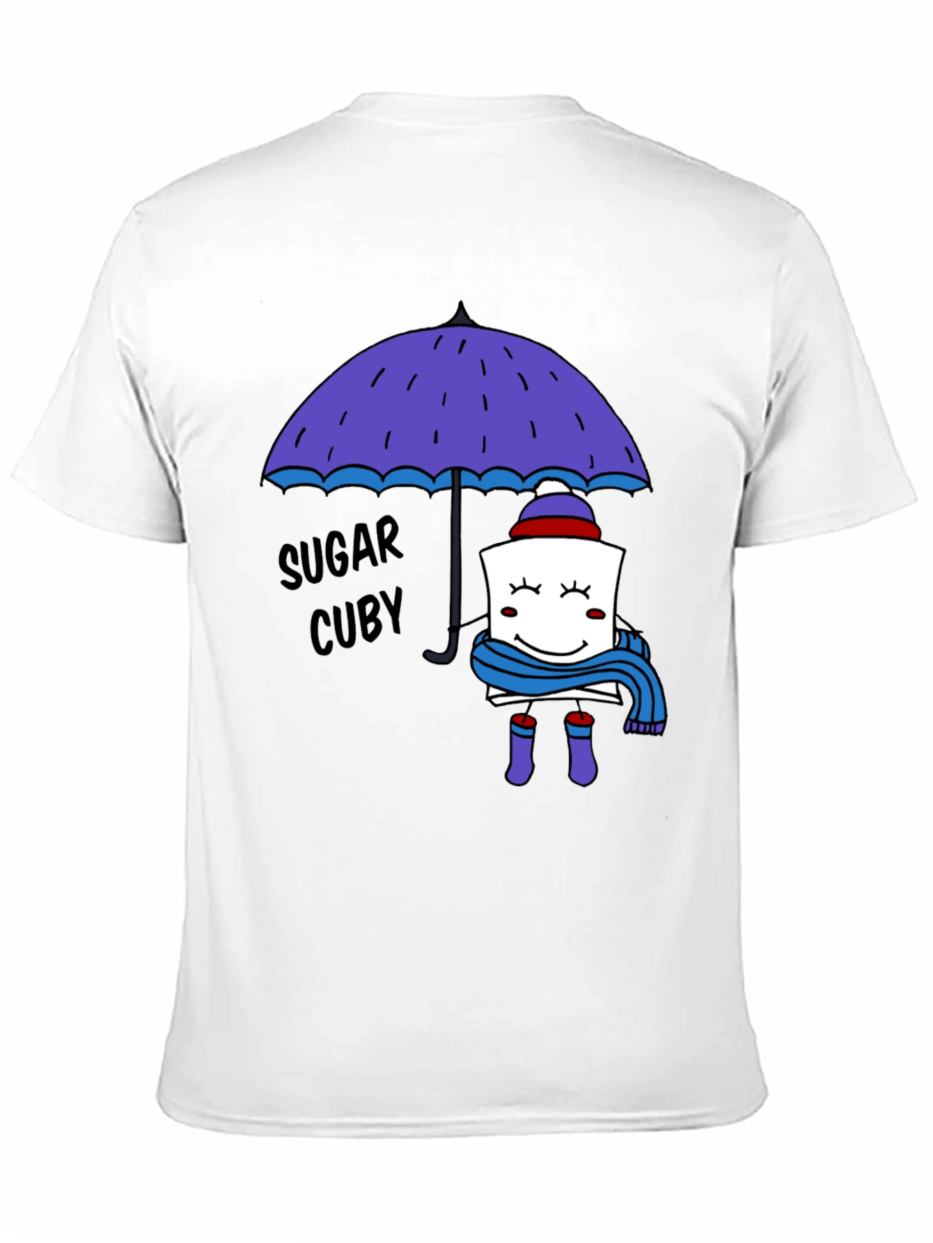 Sugar Cuby Graphic Tee - Whimsical Cartoon T-Shirt