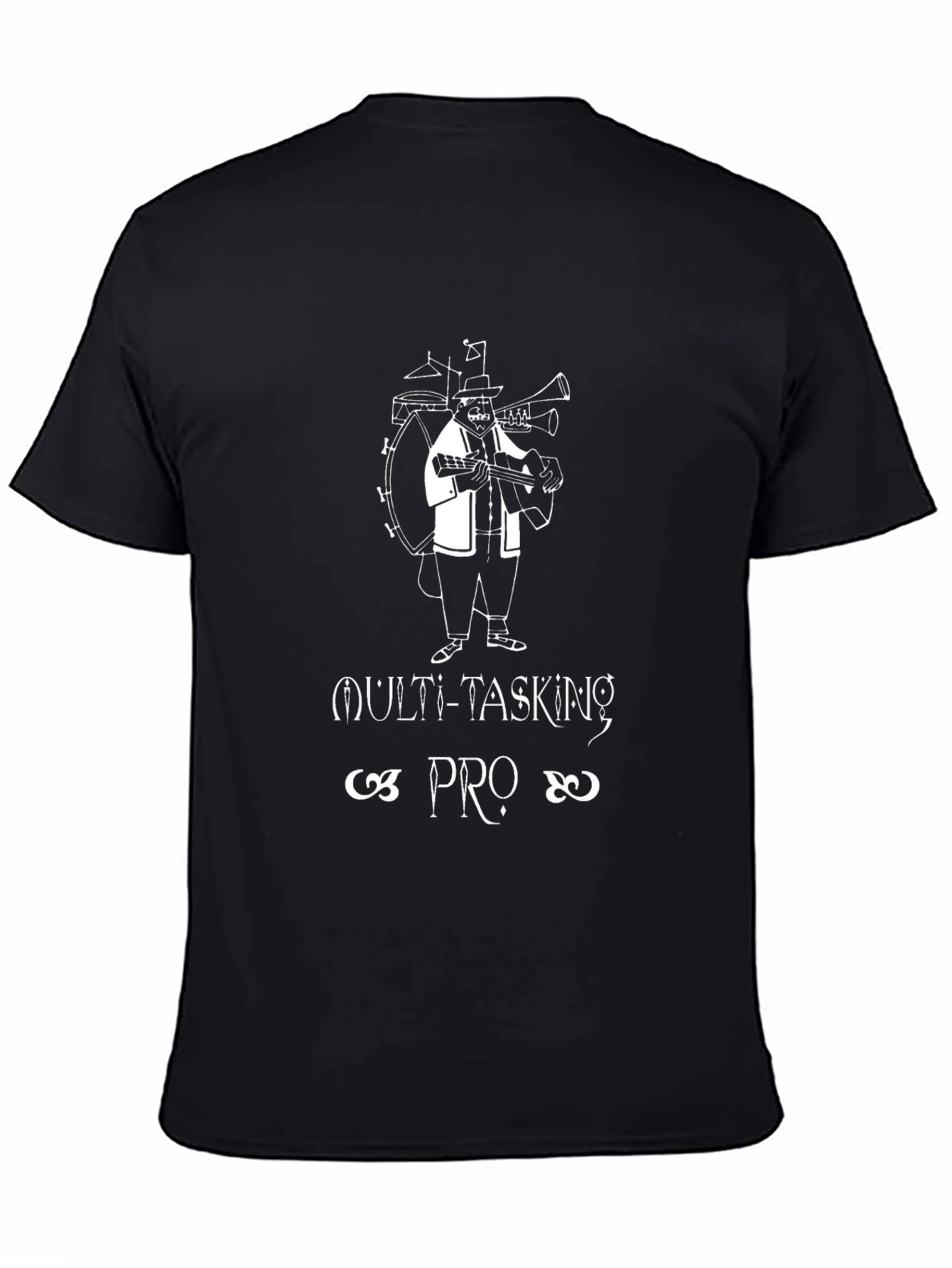 Multi-Tasking Pro Black T-Shirt