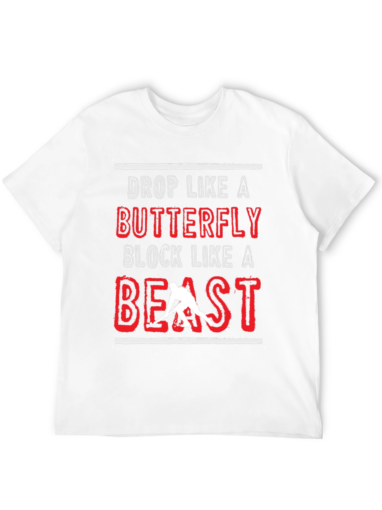 Hockey Beast Graphic T-Shirt - Black