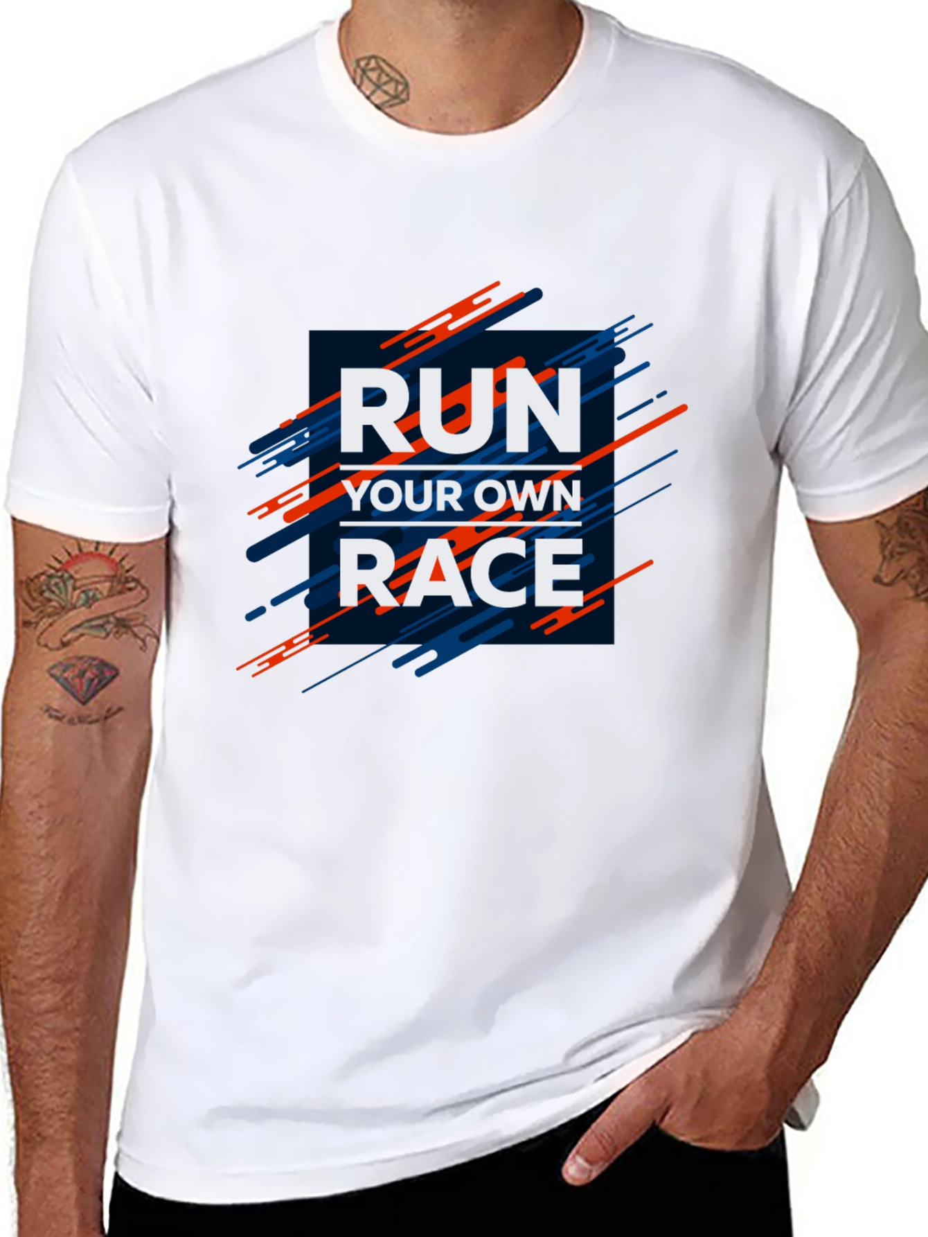 Run Your Own Race Graphic T-Shirt
