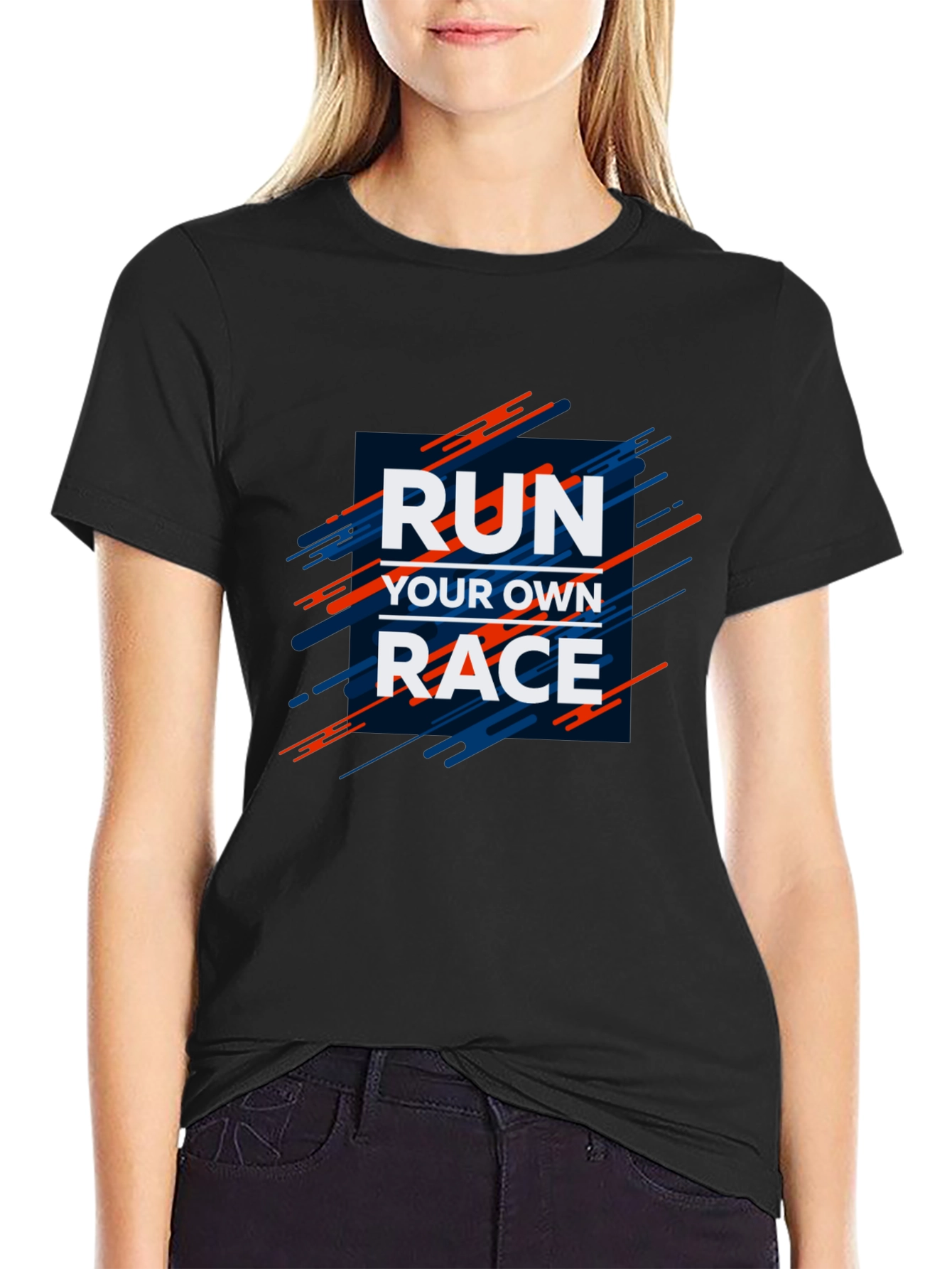 Run Your Own Race Graphic T-Shirt