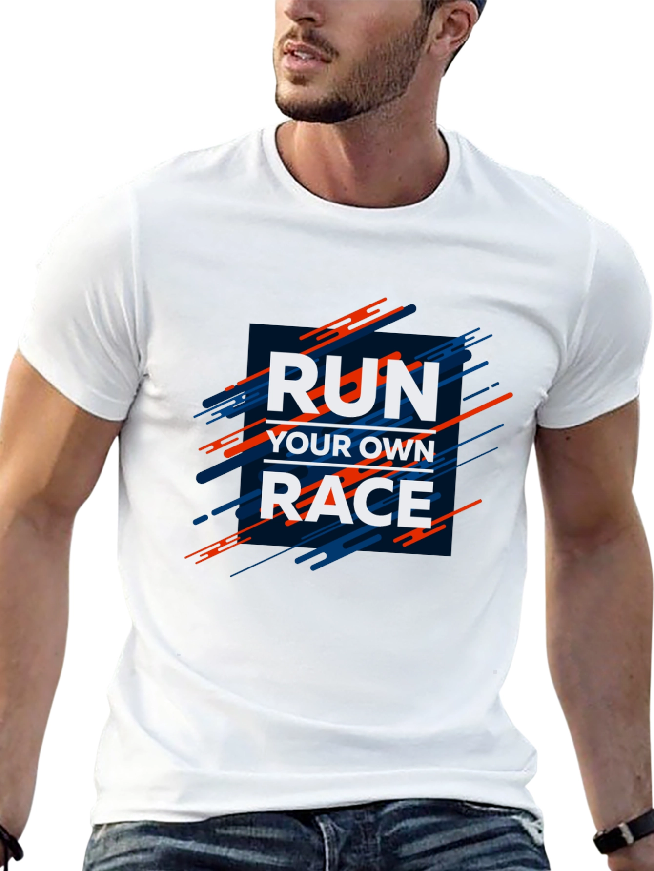Run Your Own Race Graphic T-Shirt
