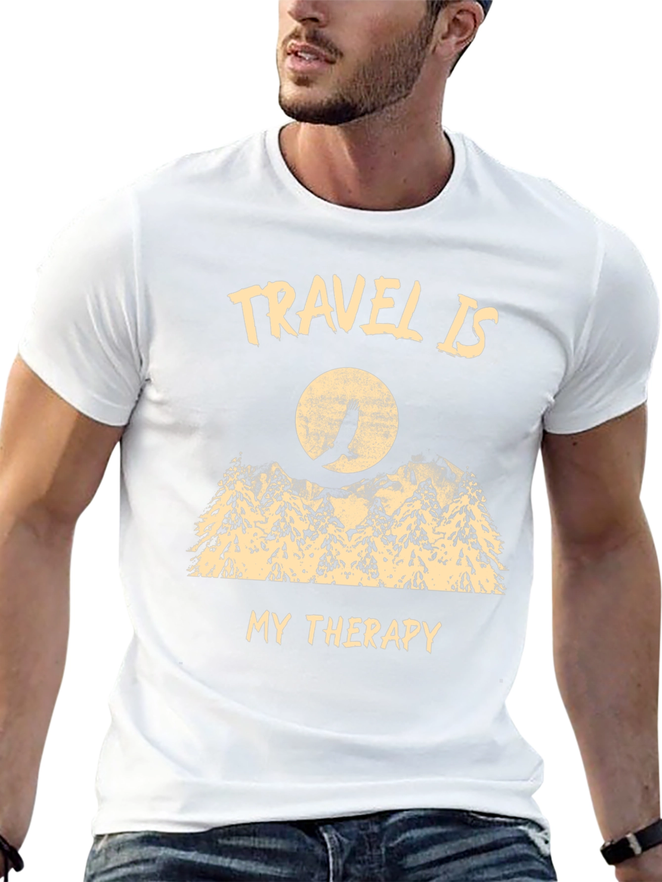 Travel Is My Therapy Graphic T-Shirt