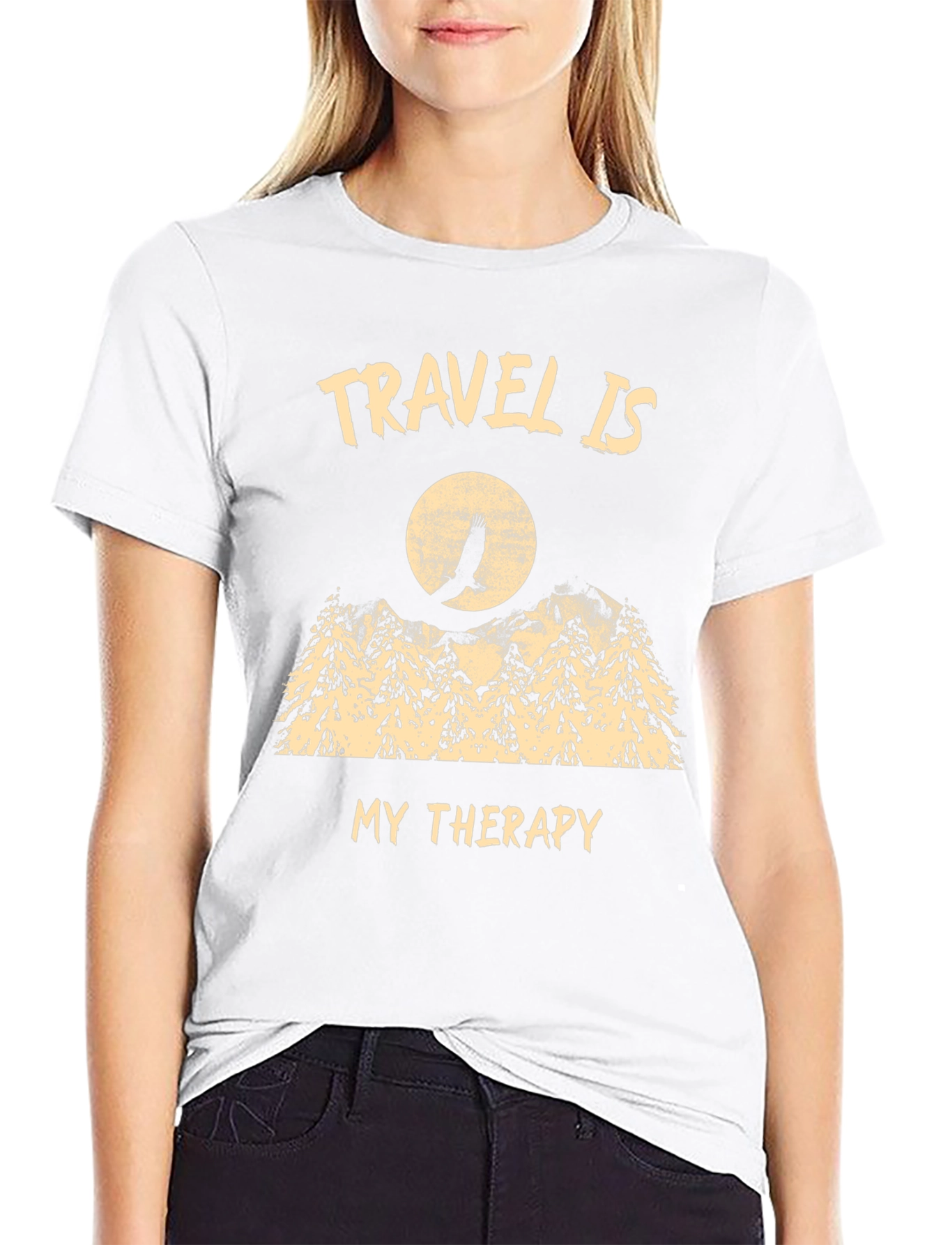 Travel Is My Therapy Graphic T-Shirt
