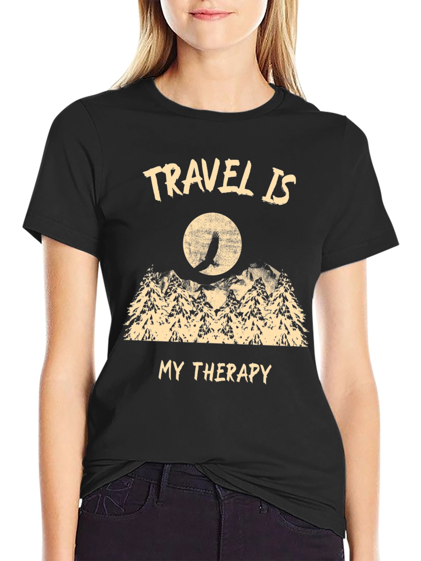 Travel Is My Therapy Graphic T-Shirt