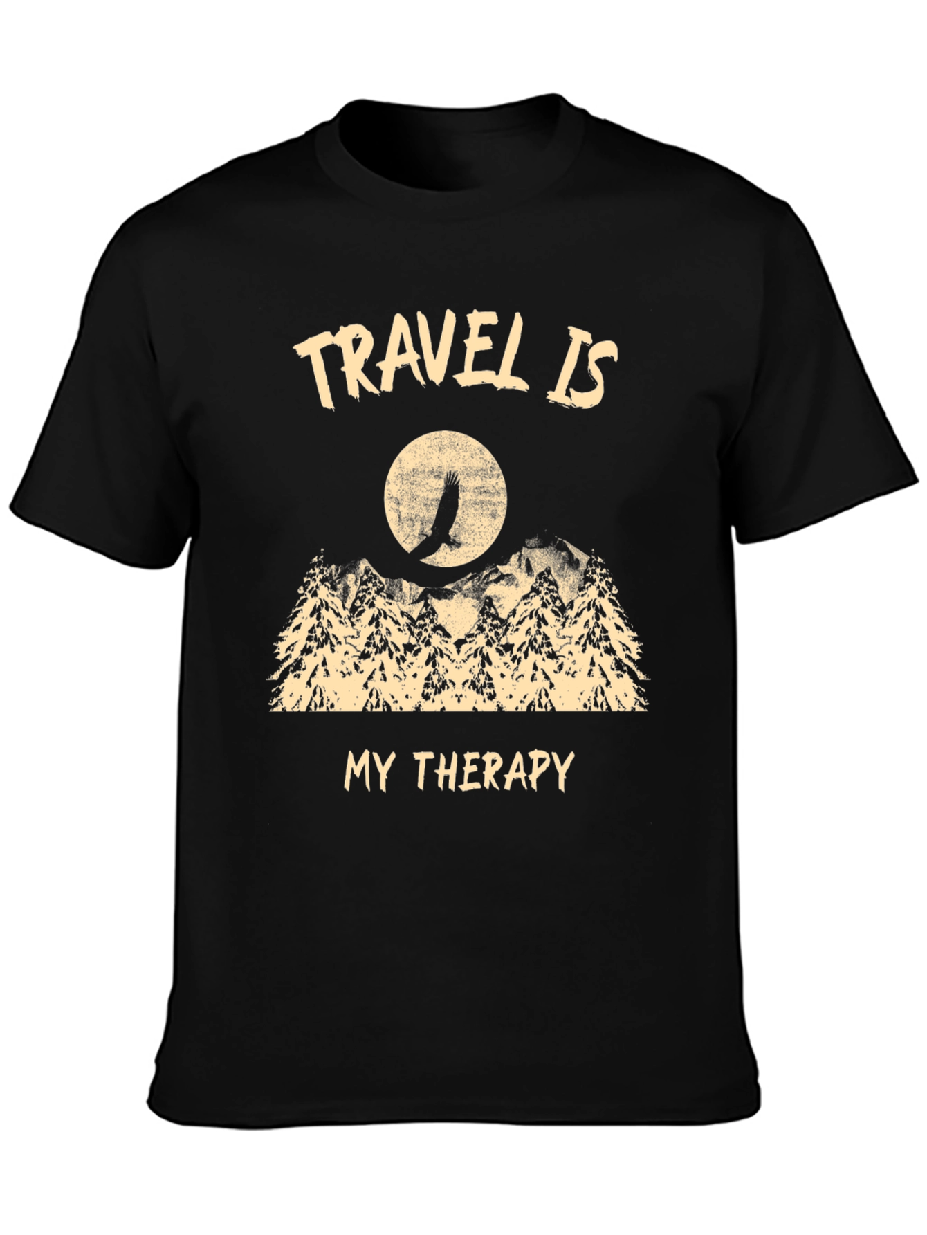Travel Is My Therapy Graphic T-Shirt