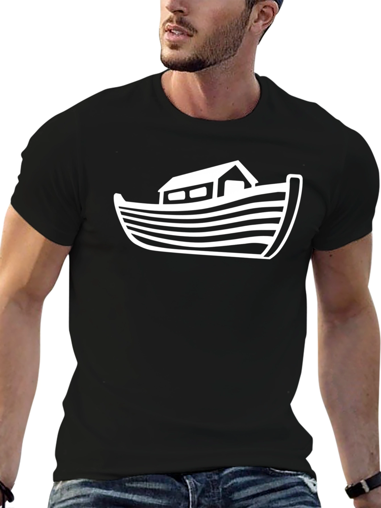 Noahs Ark Graphic Tee - Classic Black T-Shirt