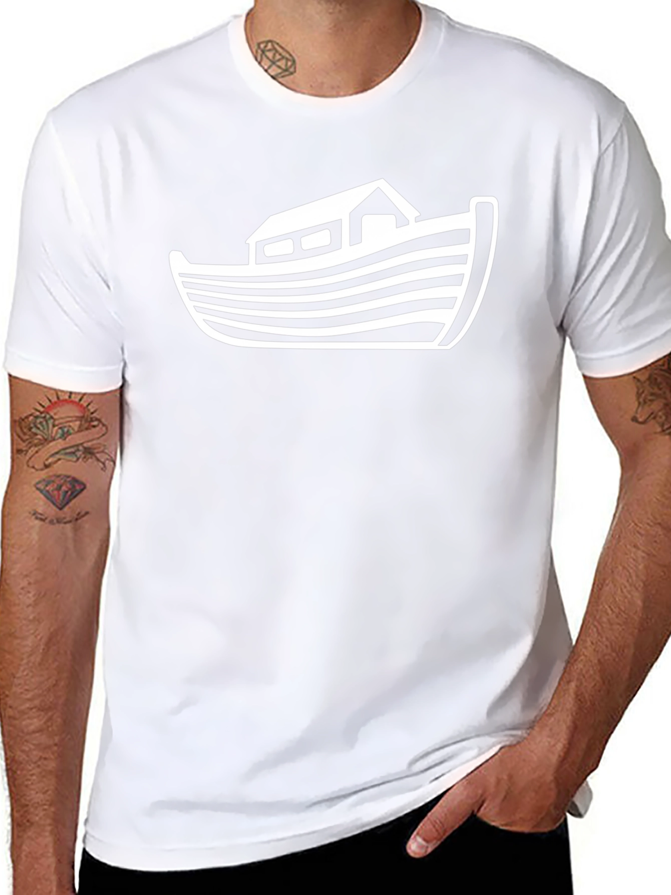Noahs Ark Graphic Tee - Classic Black T-Shirt