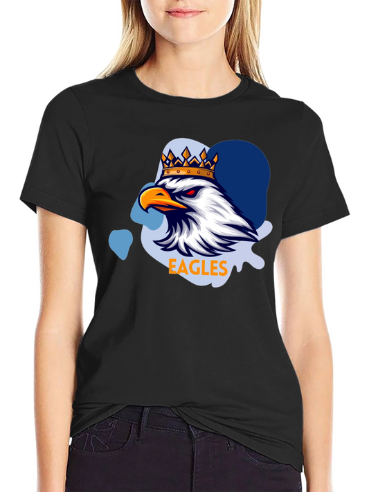 Eagles Crown Graphic Tee - Black T-Shirt