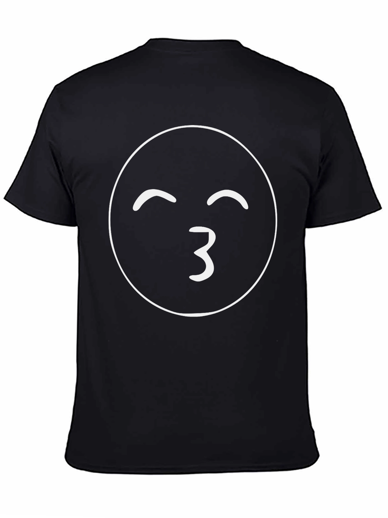 Kiss Emoji T-Shirt - Black