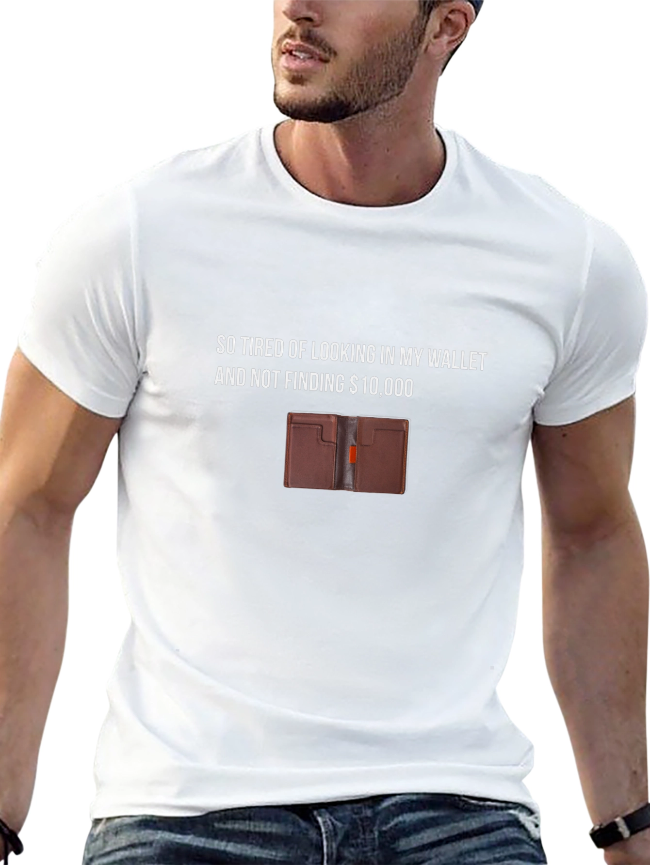 Funny Wallet $10000 Graphic T-Shirt
