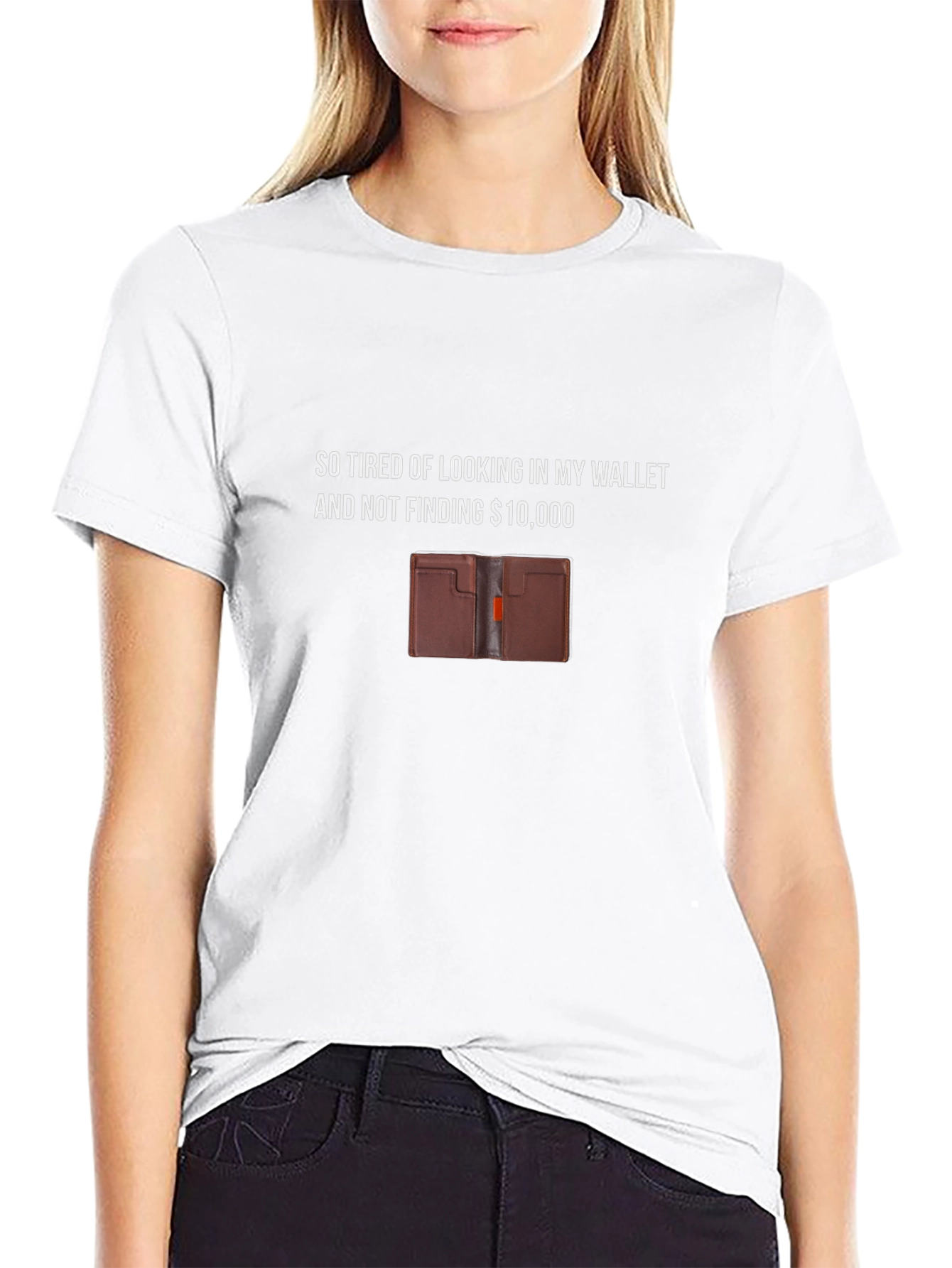 Funny Wallet $10000 Graphic T-Shirt