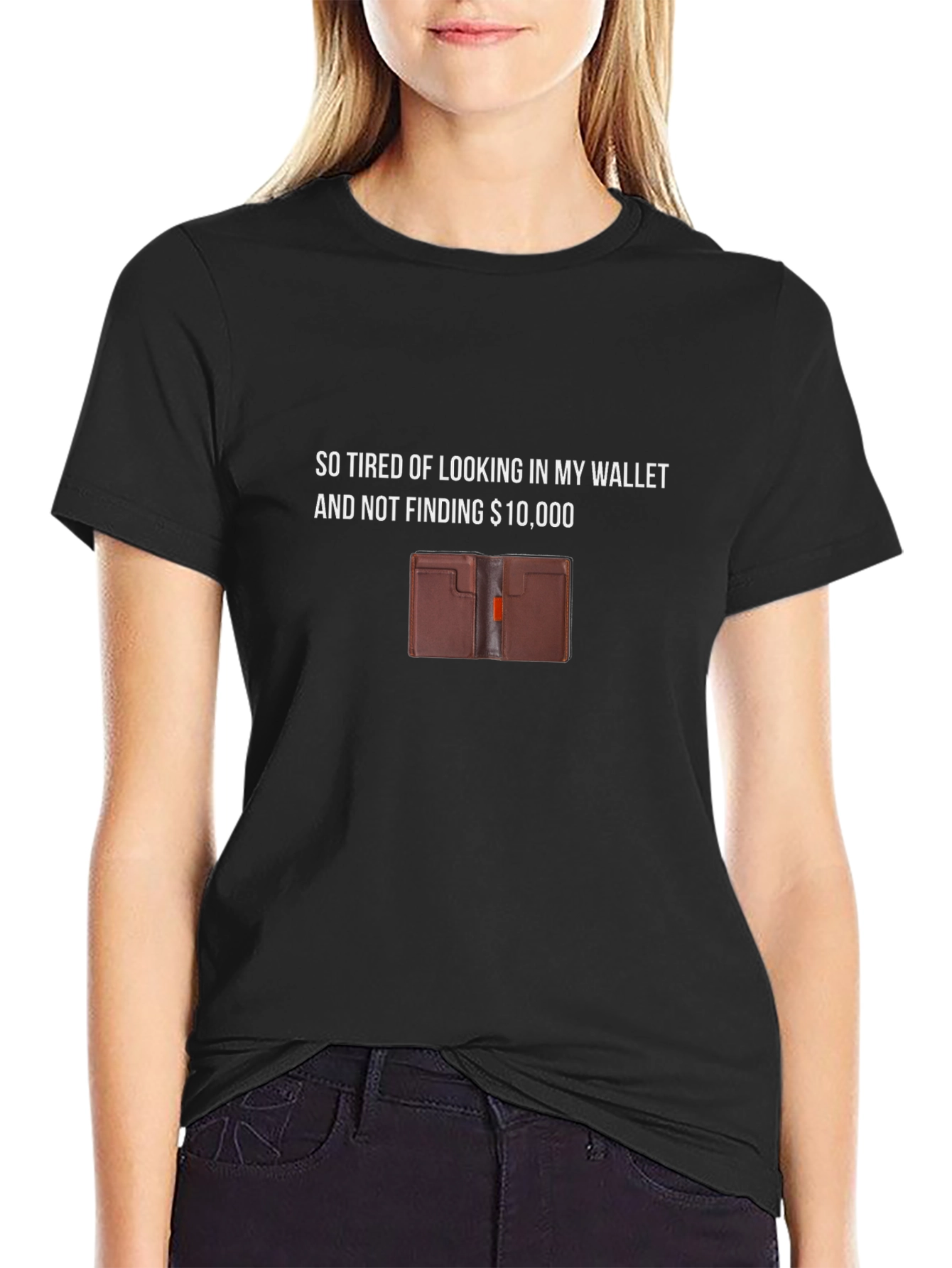 Funny Wallet $10000 Graphic T-Shirt