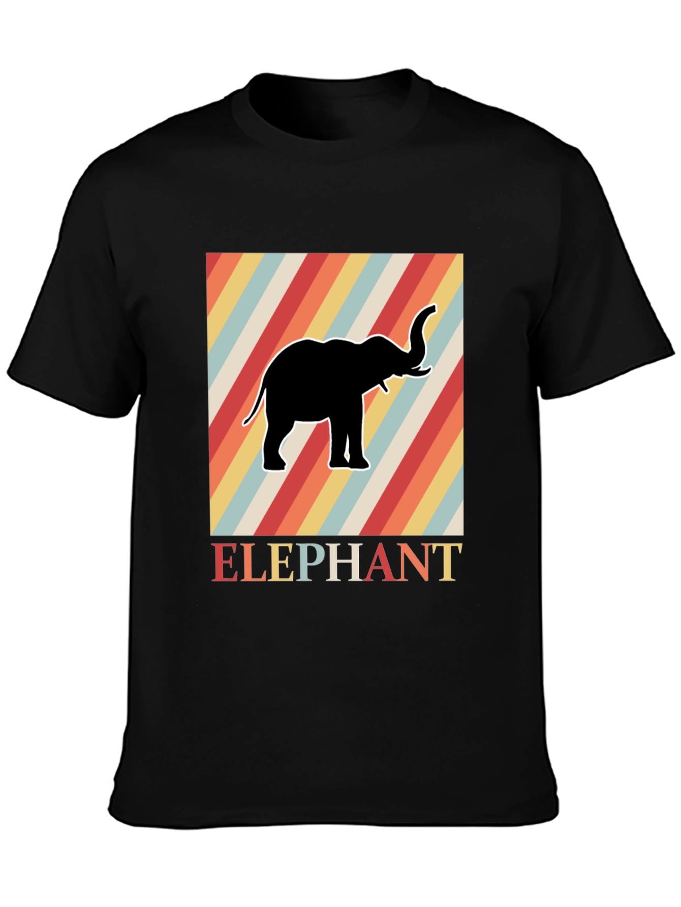 Retro Elephant T-Shirt - Cool Graphic Tee