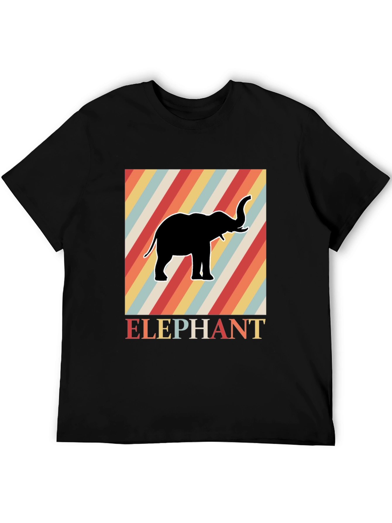 Retro Elephant T-Shirt - Cool Graphic Tee
