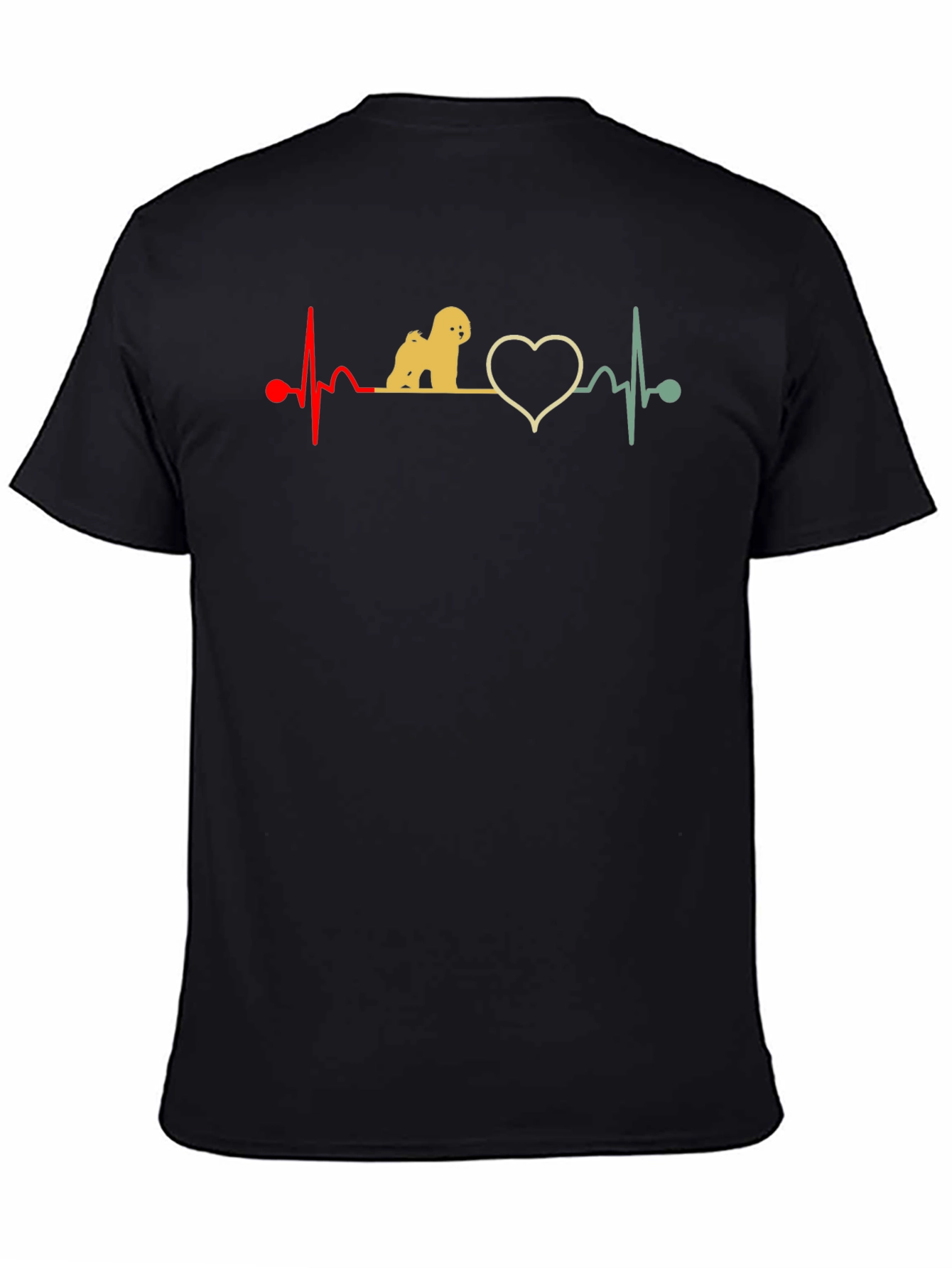 Dog Heartbeat T-Shirt - Cute Pet Lover Tee