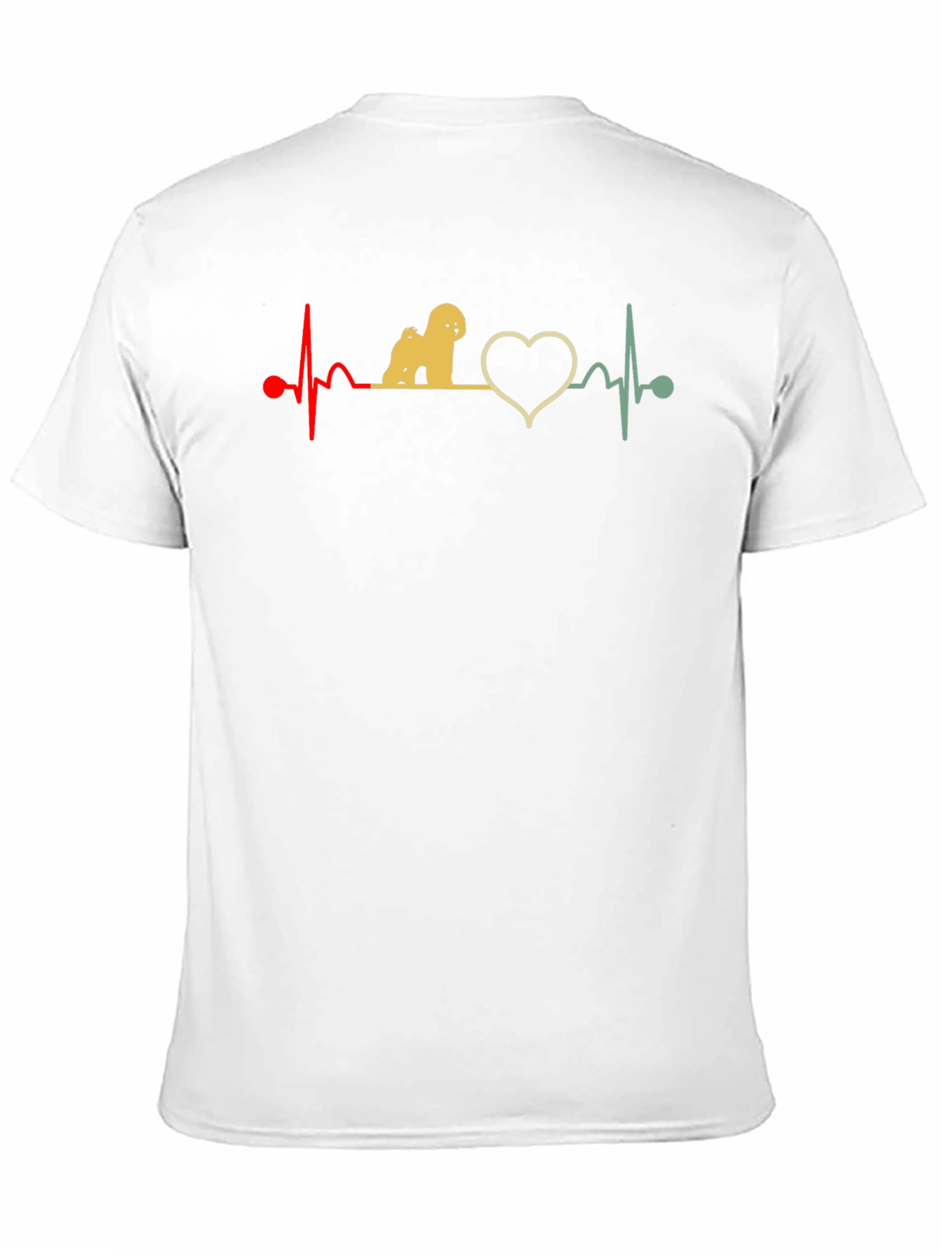 Dog Heartbeat T-Shirt - Cute Pet Lover Tee