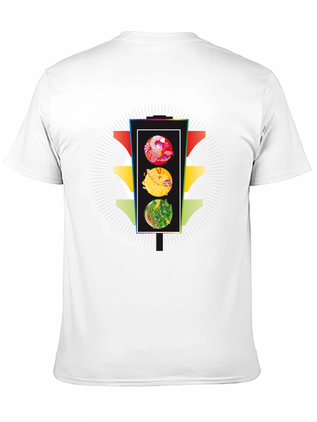 Food Traffic Light Graphic T-Shirt